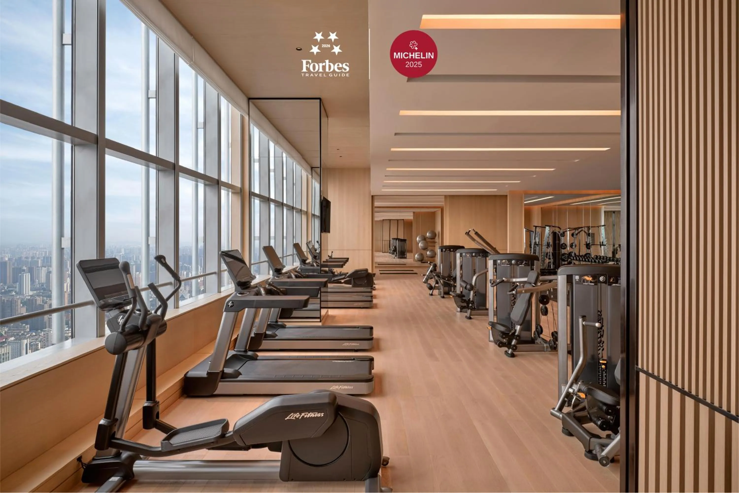 Fitness centre/facilities in Park Hyatt Changsha