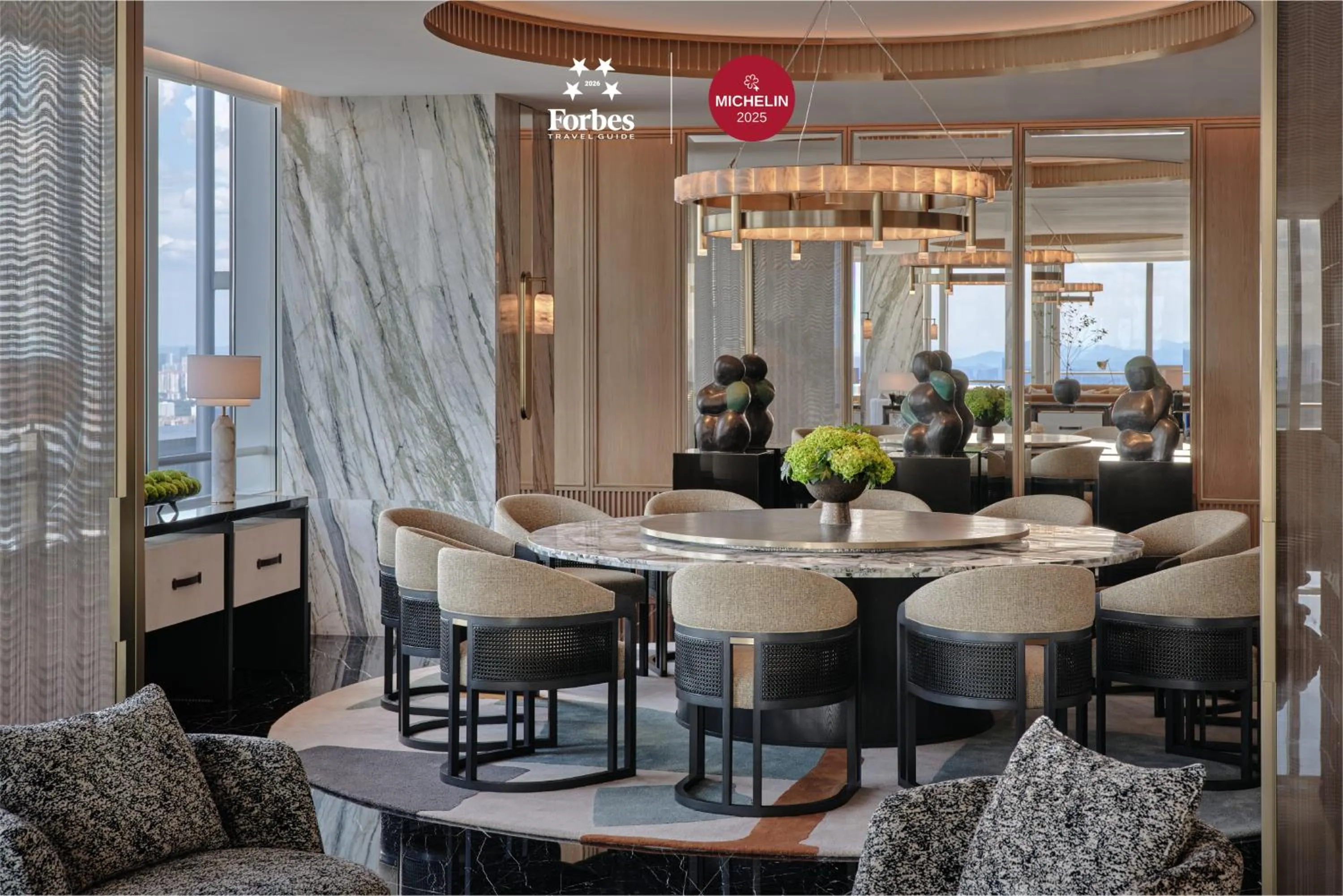 Seating area in Park Hyatt Changsha