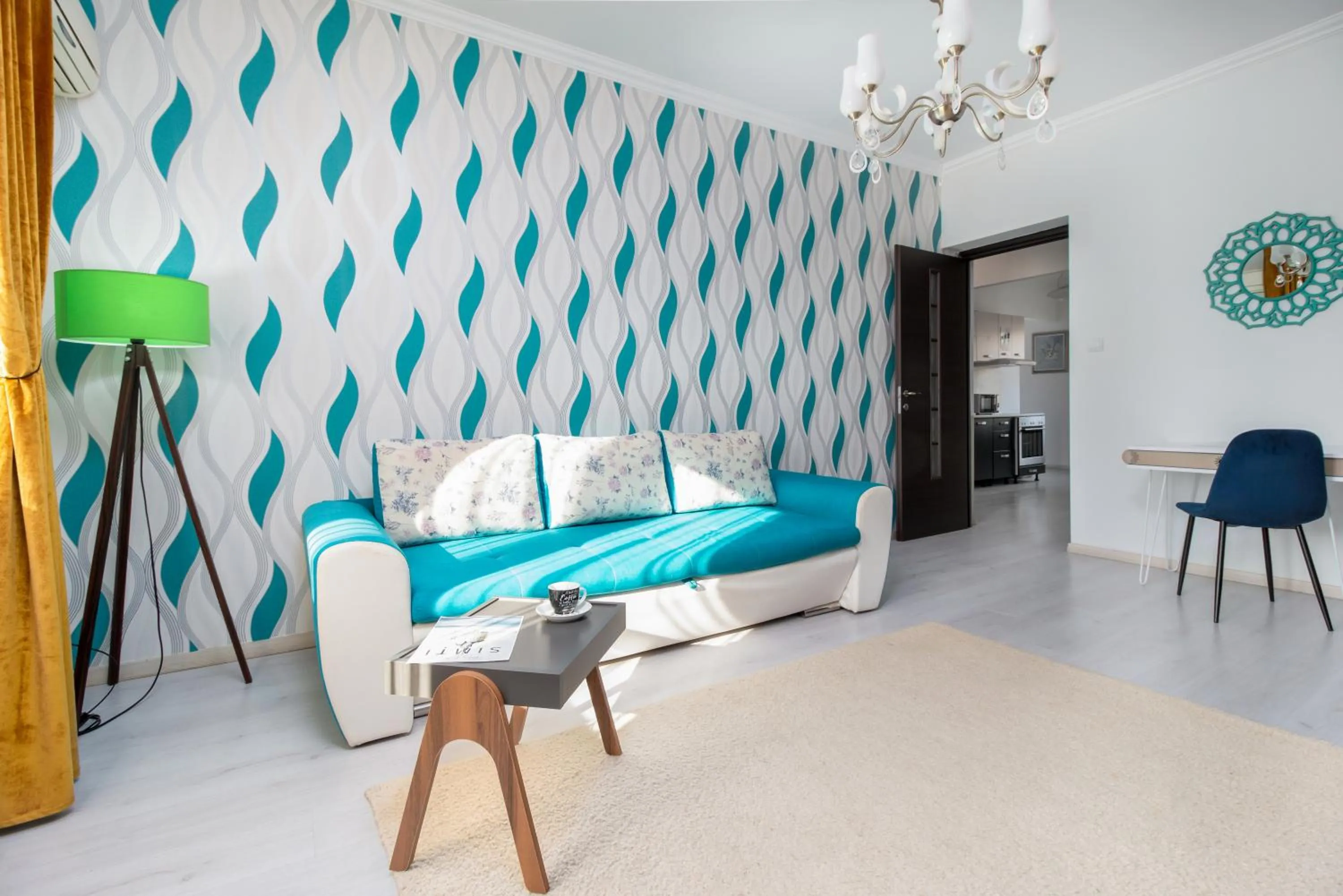 Living room in Moonlight Central Apartments