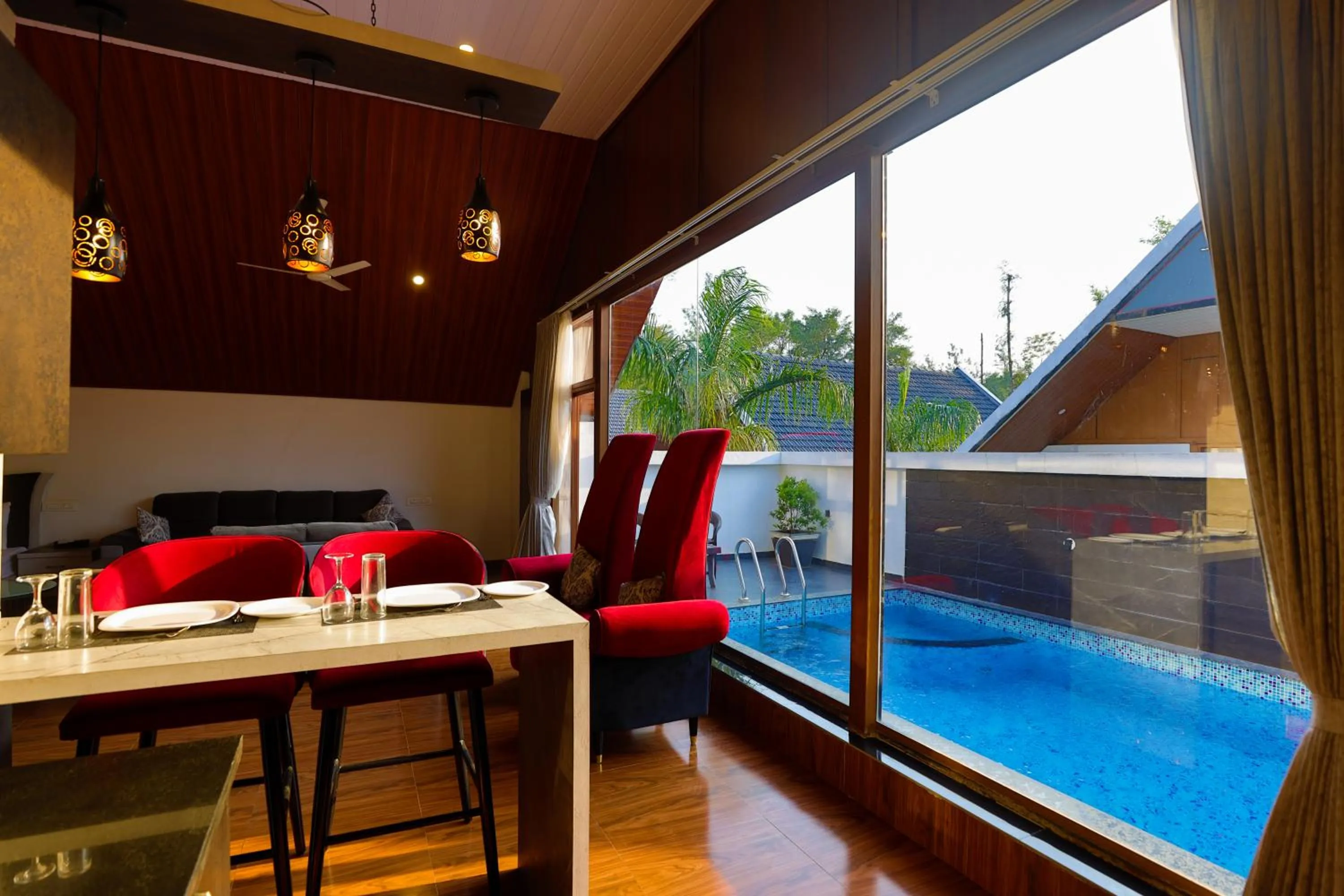 Swimming pool in The Grand Retreat - Chikmagalur