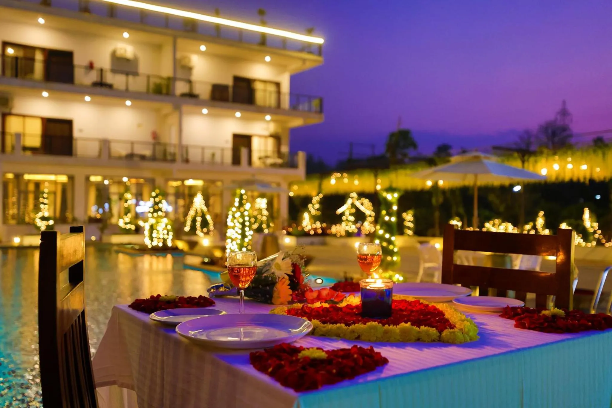 Dinner in The Grand Retreat - Chikmagalur