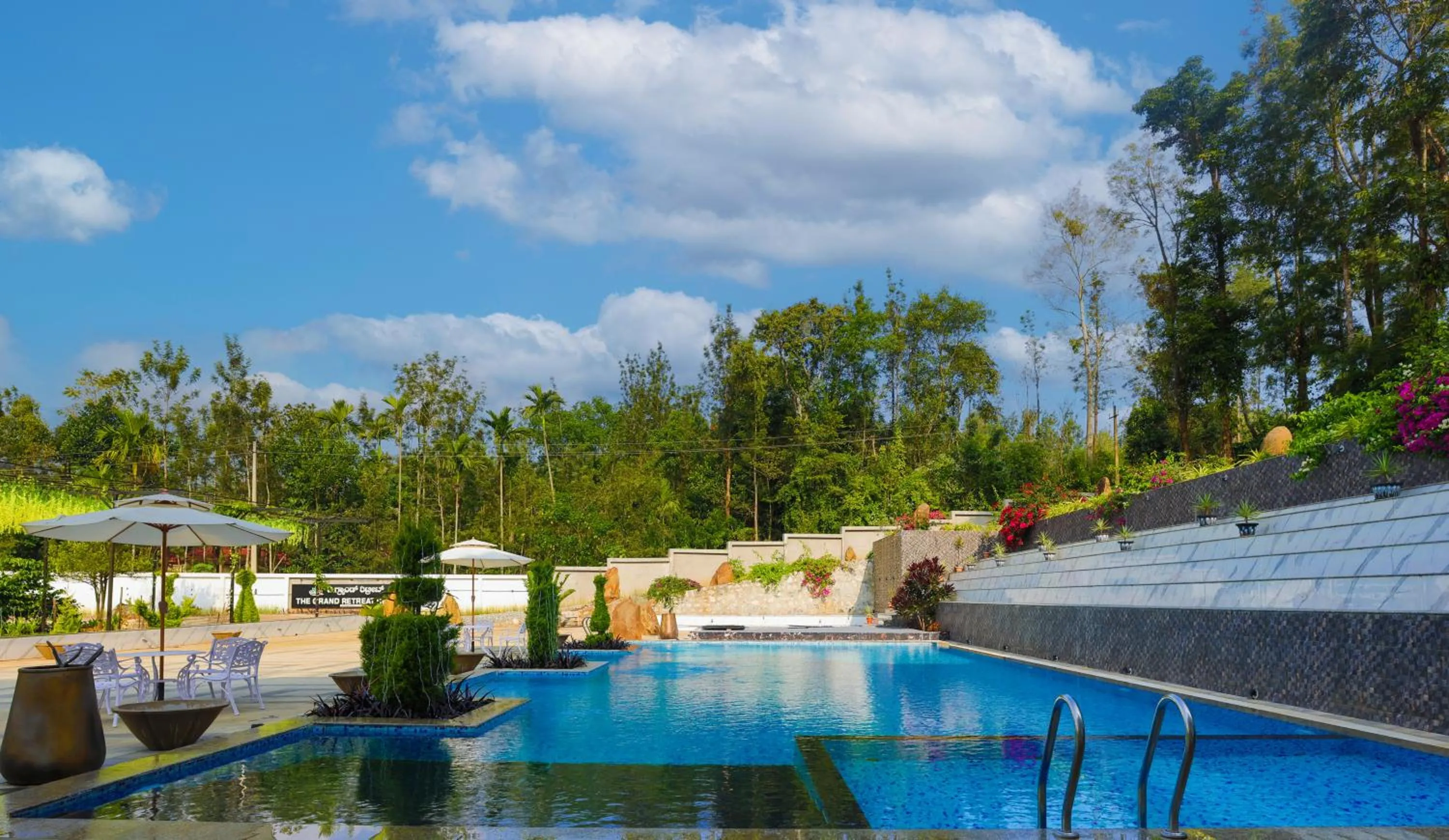 Swimming pool in The Grand Retreat - Chikmagalur