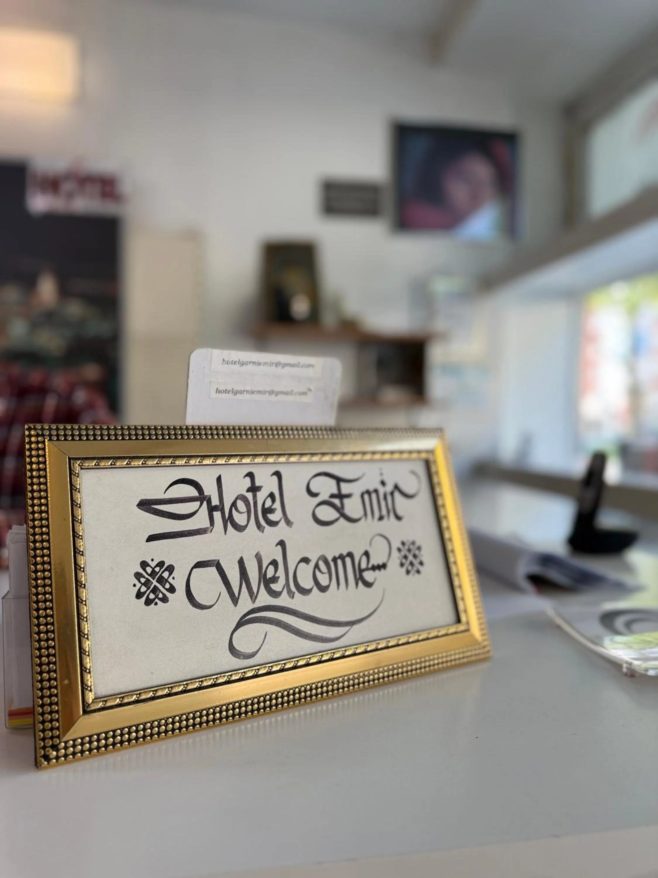 Lobby or reception in Hotel Garni Emir