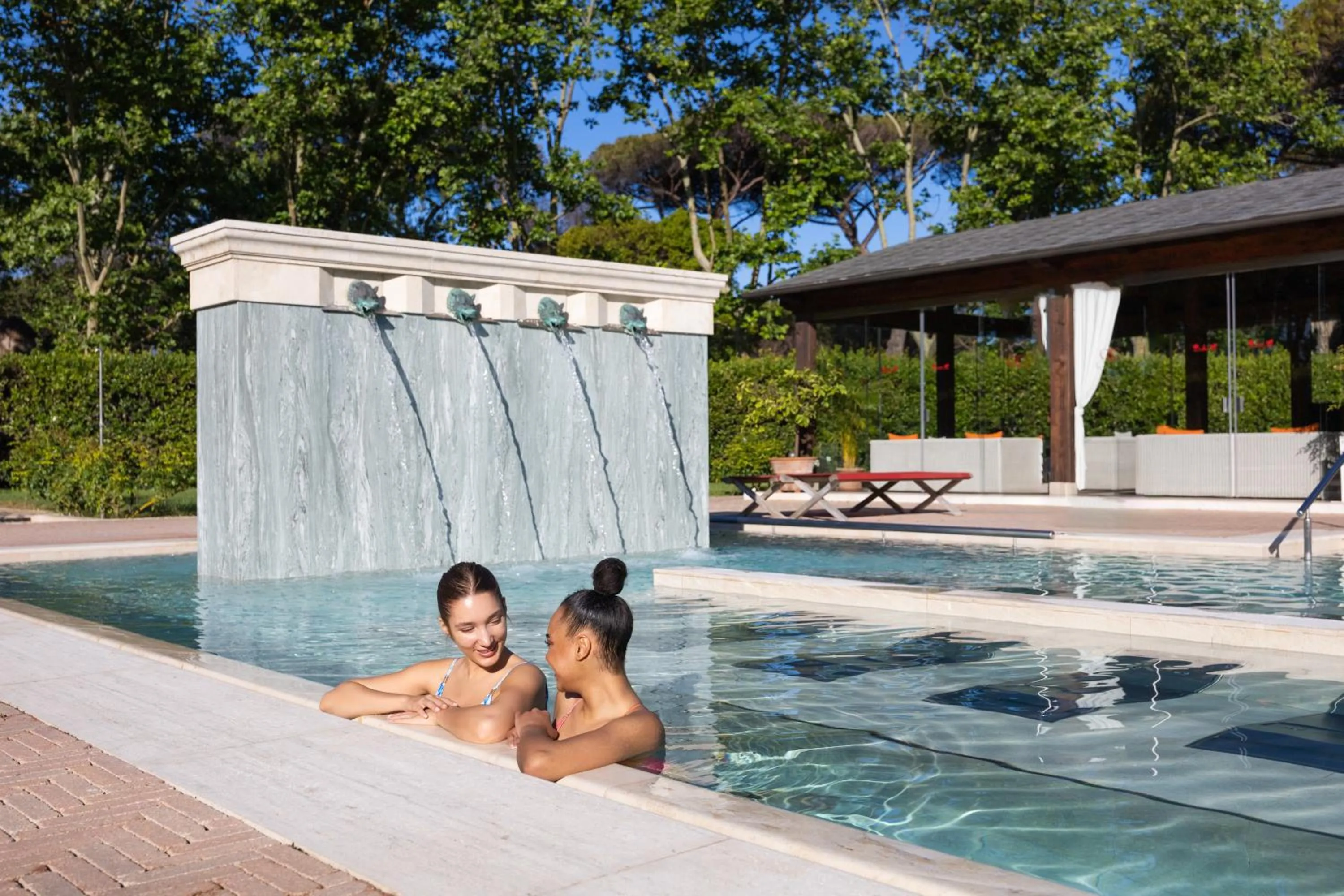 Swimming pool in QC Grand Hotel Roma