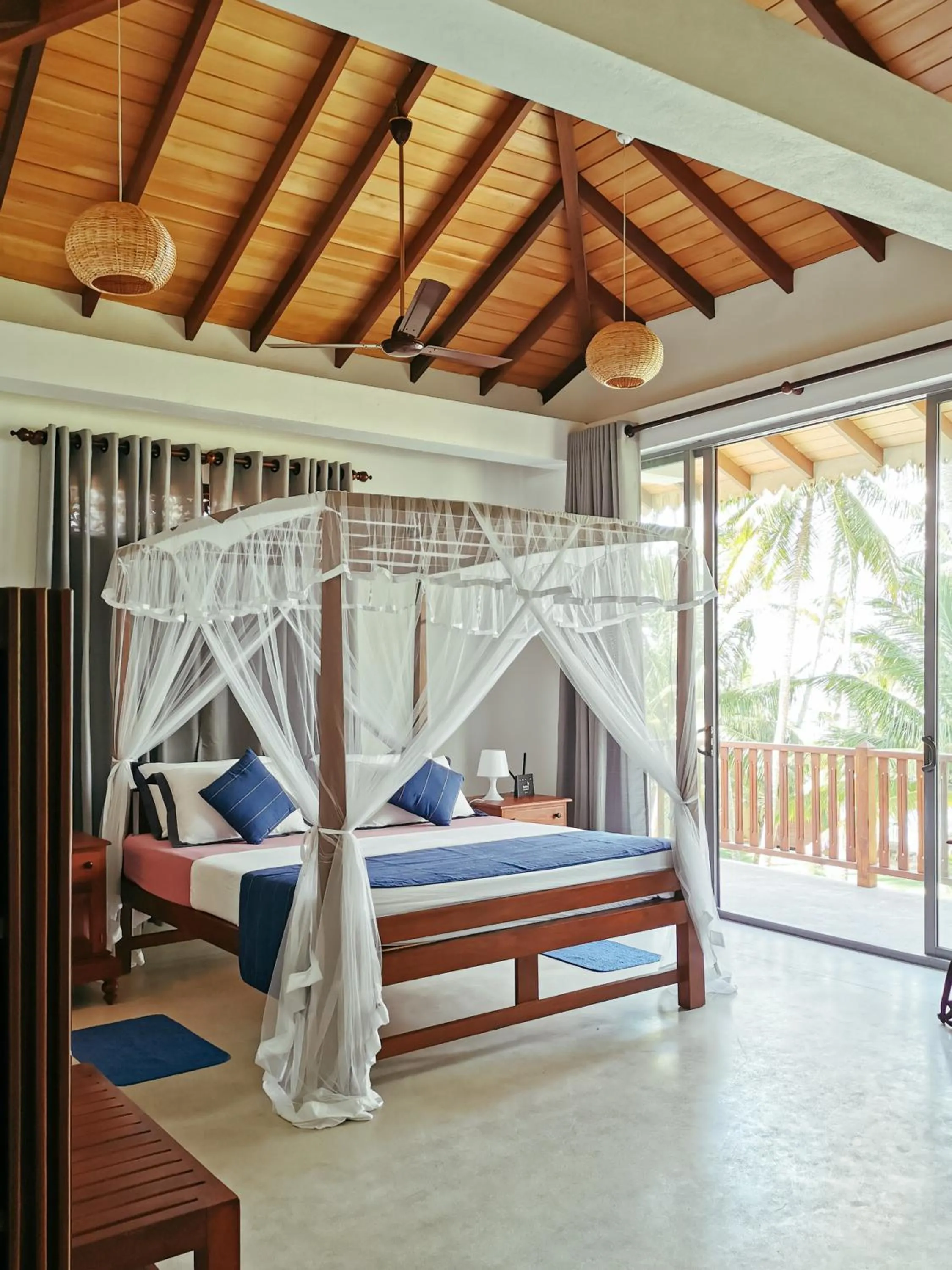 Bedroom, Bed in Galawatta Beach Resort