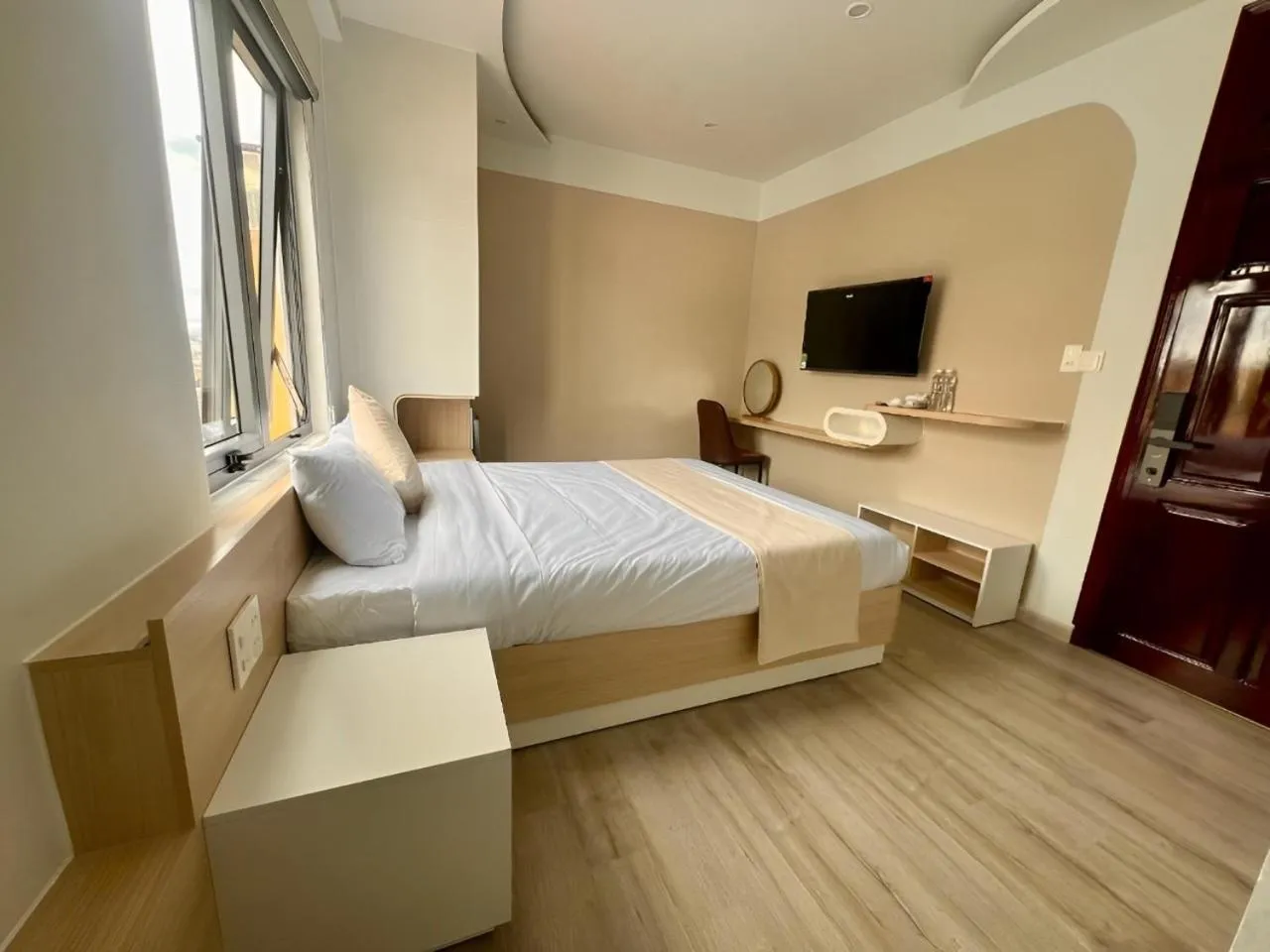 Communal lounge/ TV room, Bed in Hoang Thang 1 Hotel Da Lat City