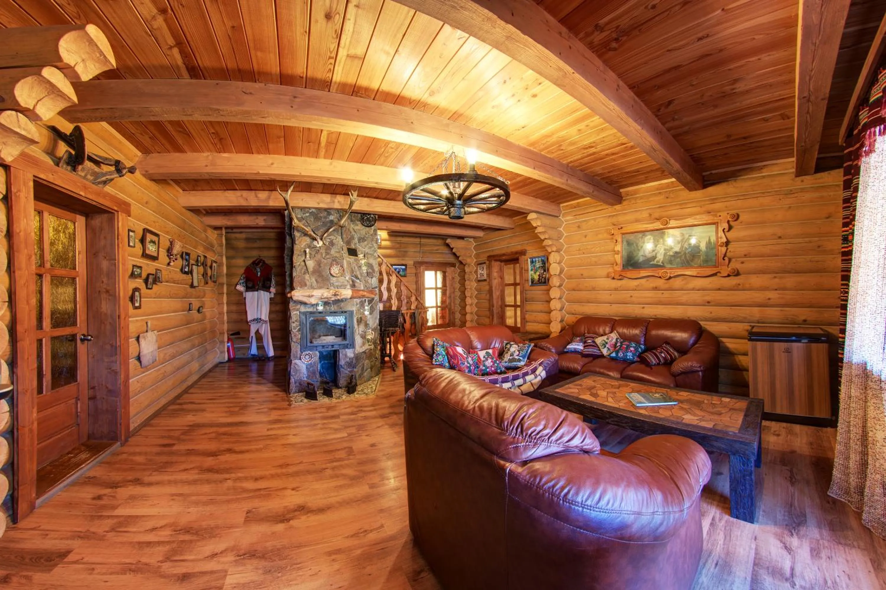 Living room in Hotel Gutsulia