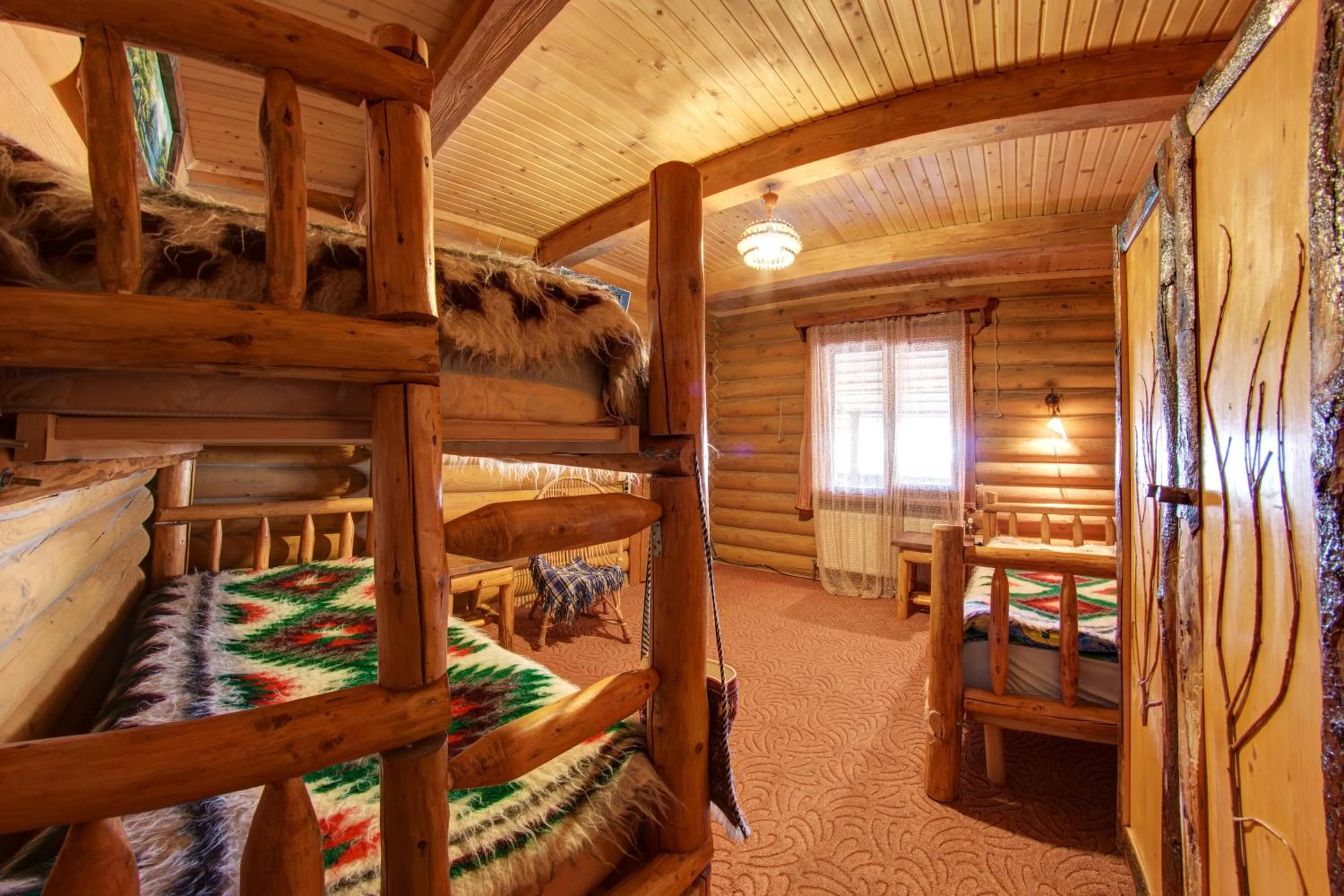 Bedroom, Bed in Hotel Gutsulia