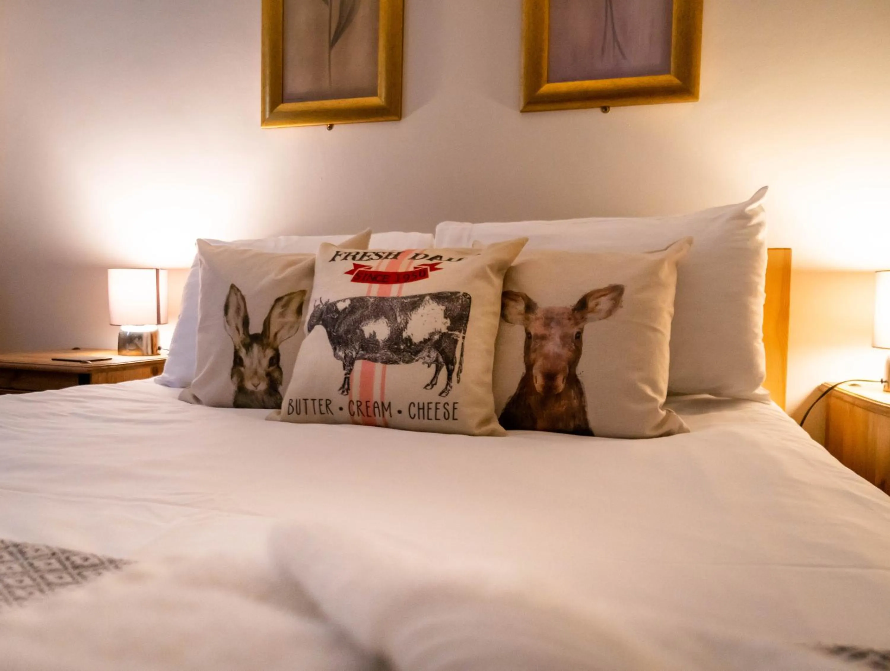 Bed in The Farmhouse at Fincham