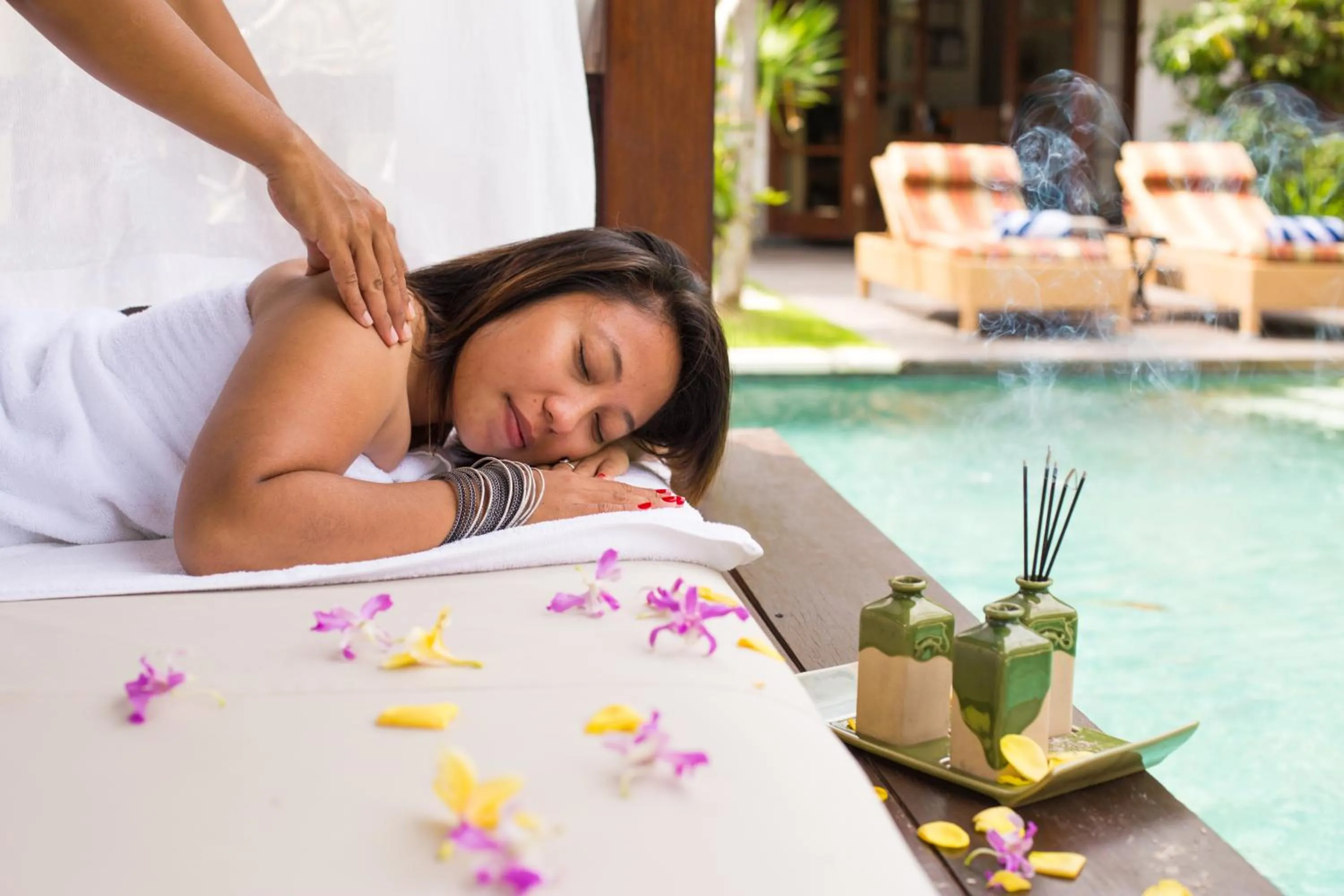 Massage in Villa Seriska Dua Sanur with Private Pool