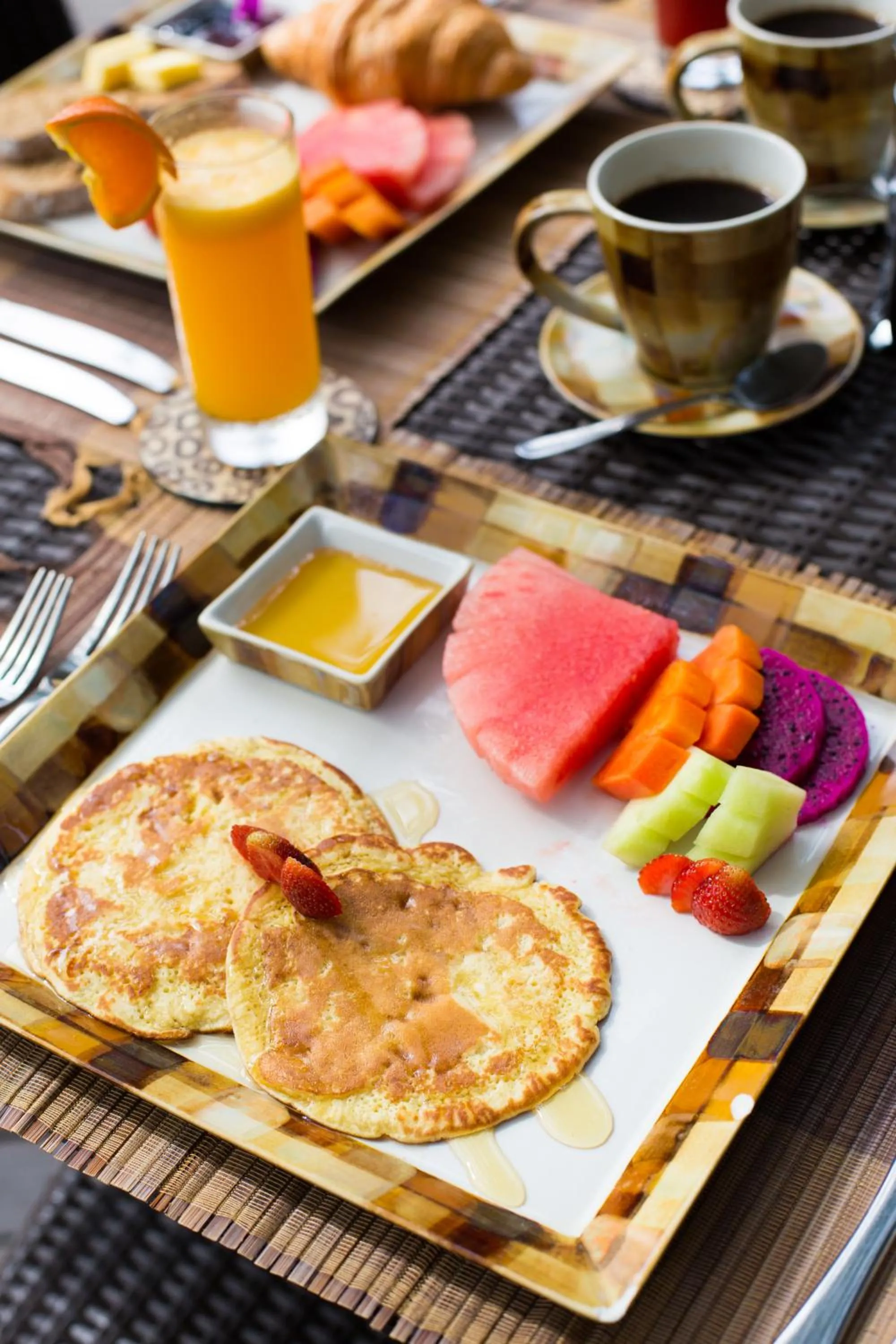 Continental breakfast in Villa Seriska Dua Sanur with Private Pool