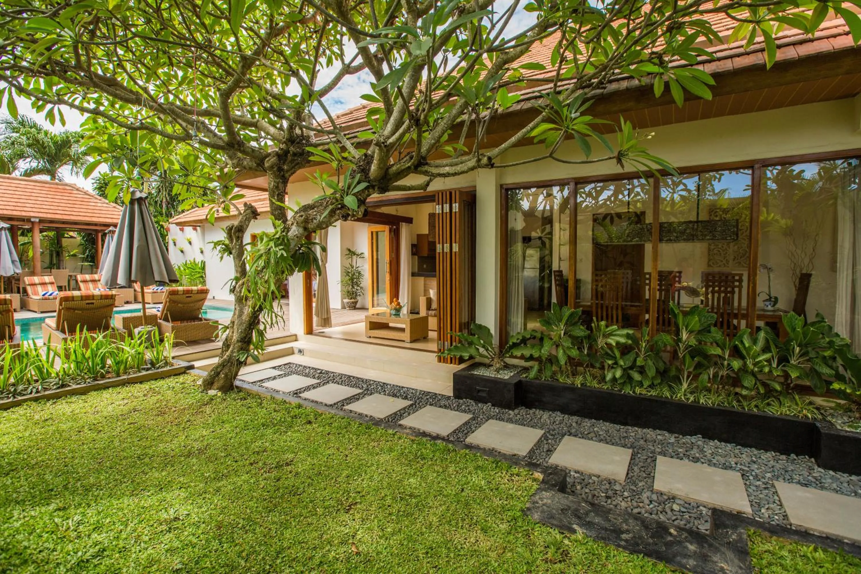 Natural landscape in Villa Seriska Dua Sanur with Private Pool