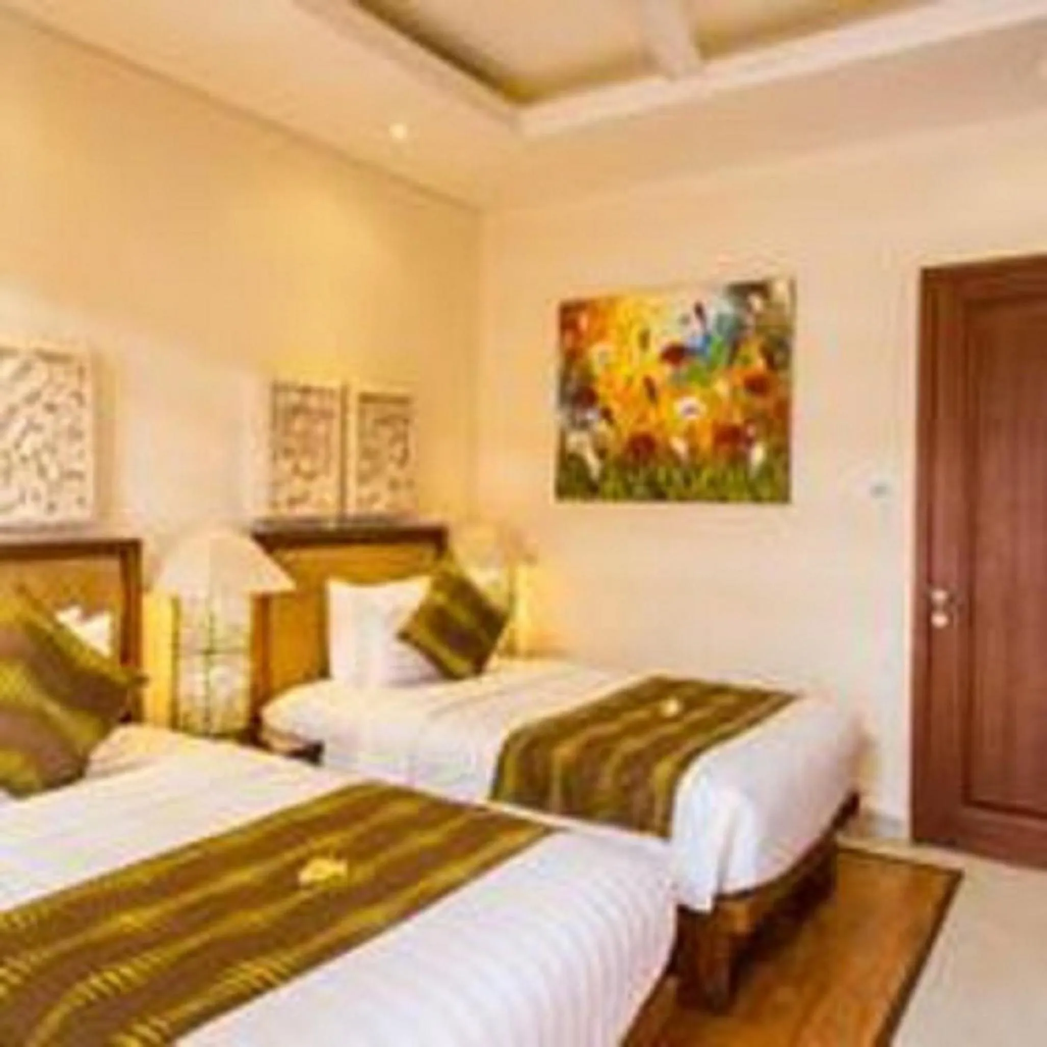 Bed in Villa Seriska Dua Sanur with Private Pool