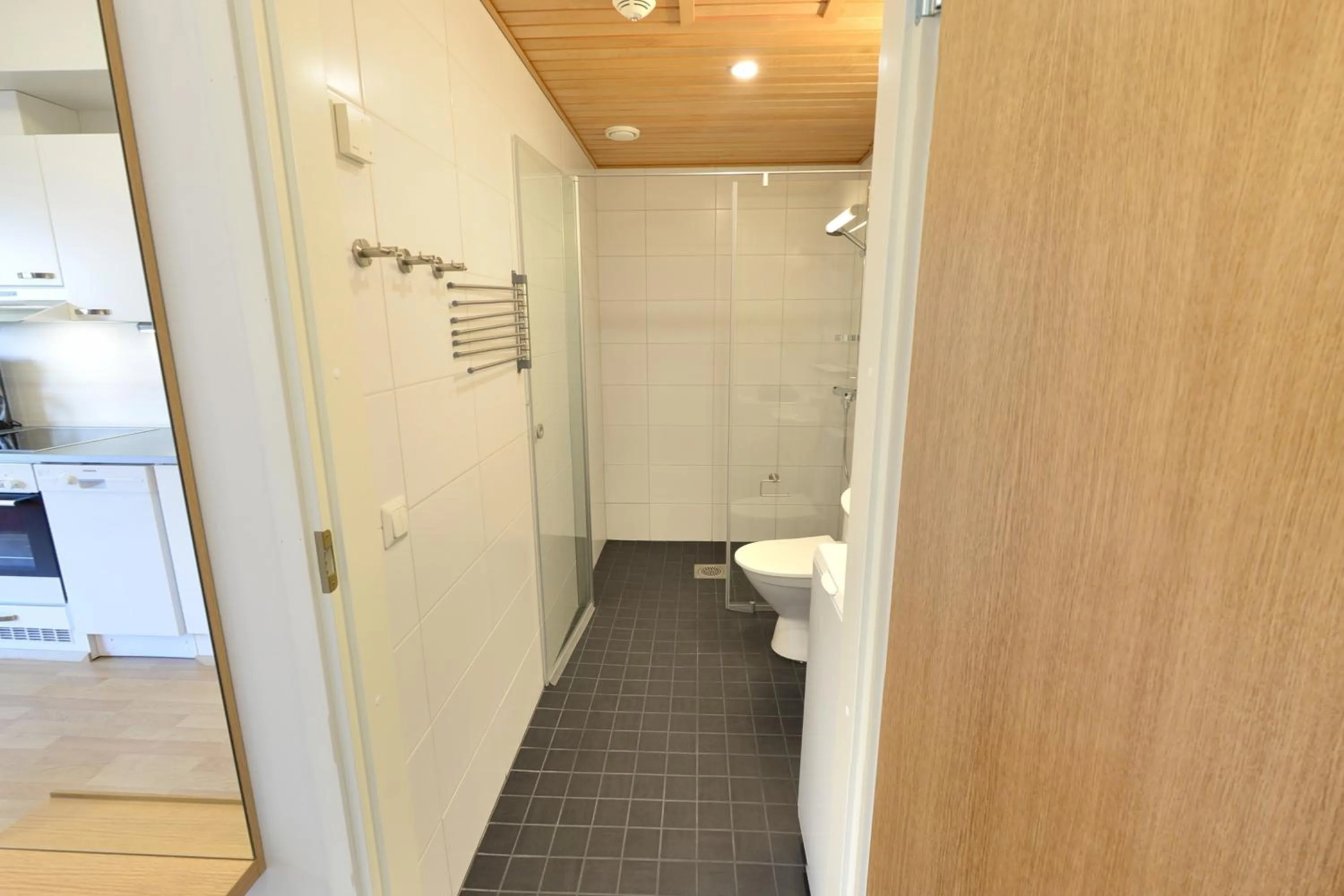 Bathroom in Forenom Serviced Apartments Tampere Pyynikki