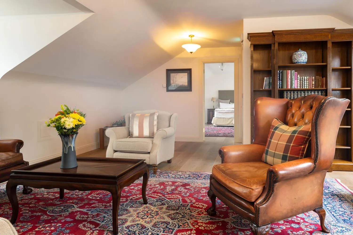 Living room in Screebe House