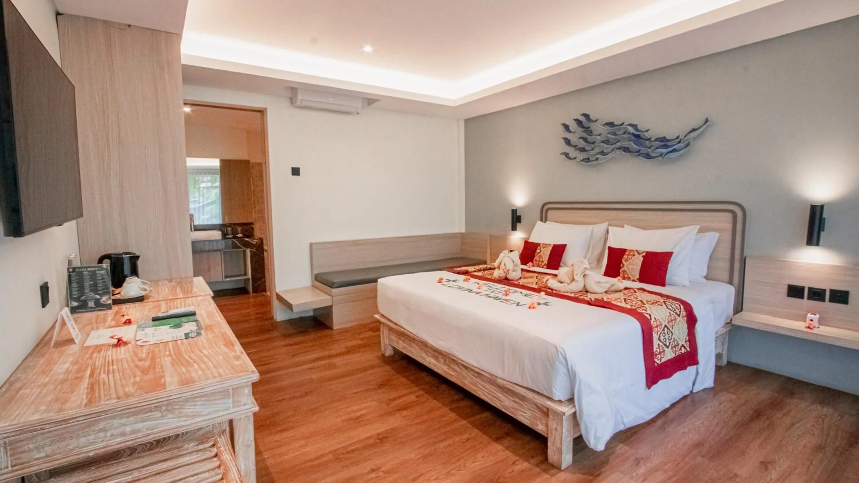 TV and multimedia, Bed in Lovina Haven Boutique Resort