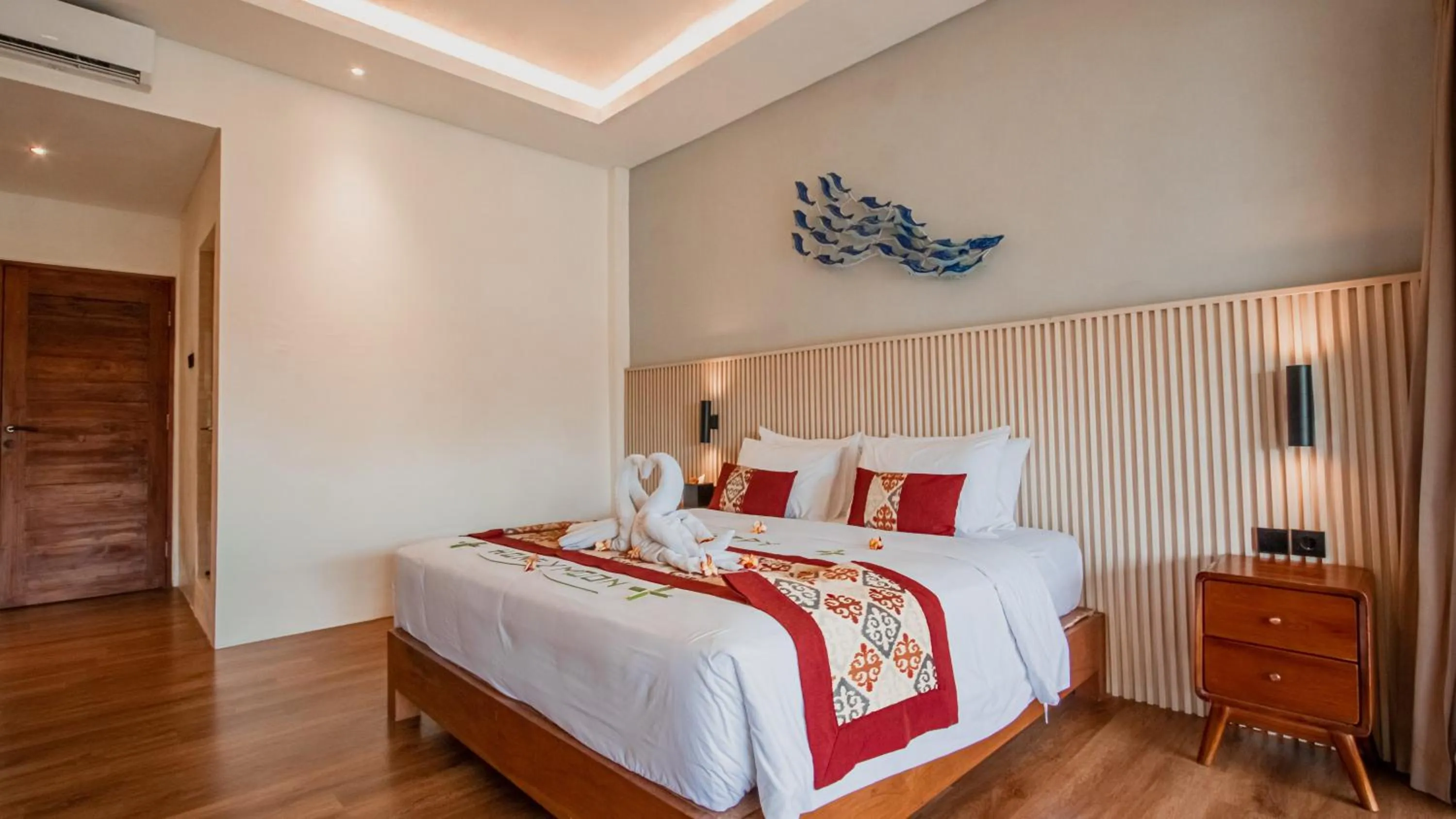 Bed in Lovina Haven Boutique Resort