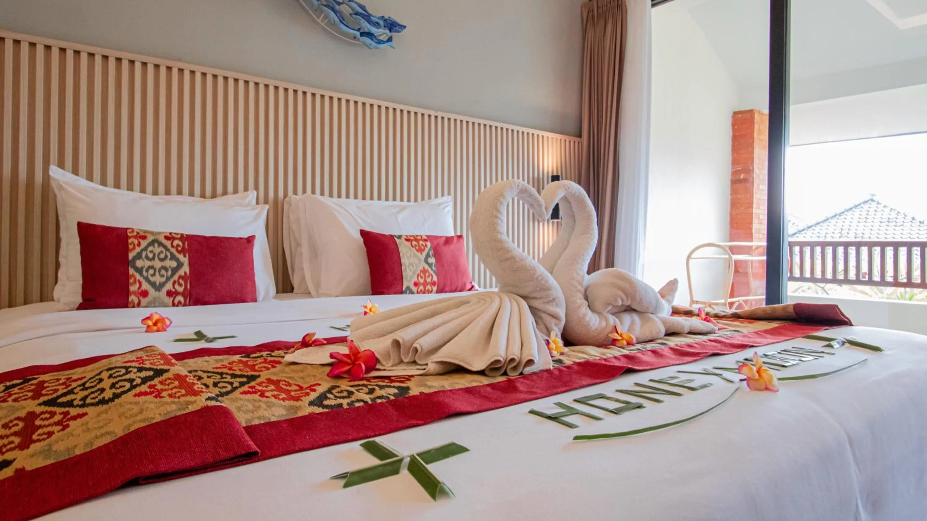 Bed in Lovina Haven Boutique Resort