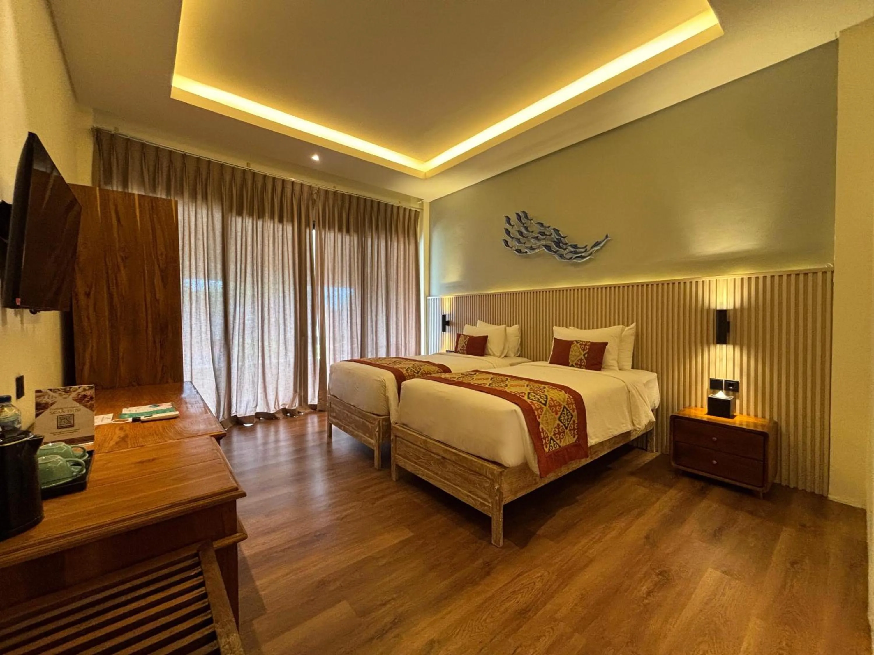 Bed in Lovina Haven Boutique Resort