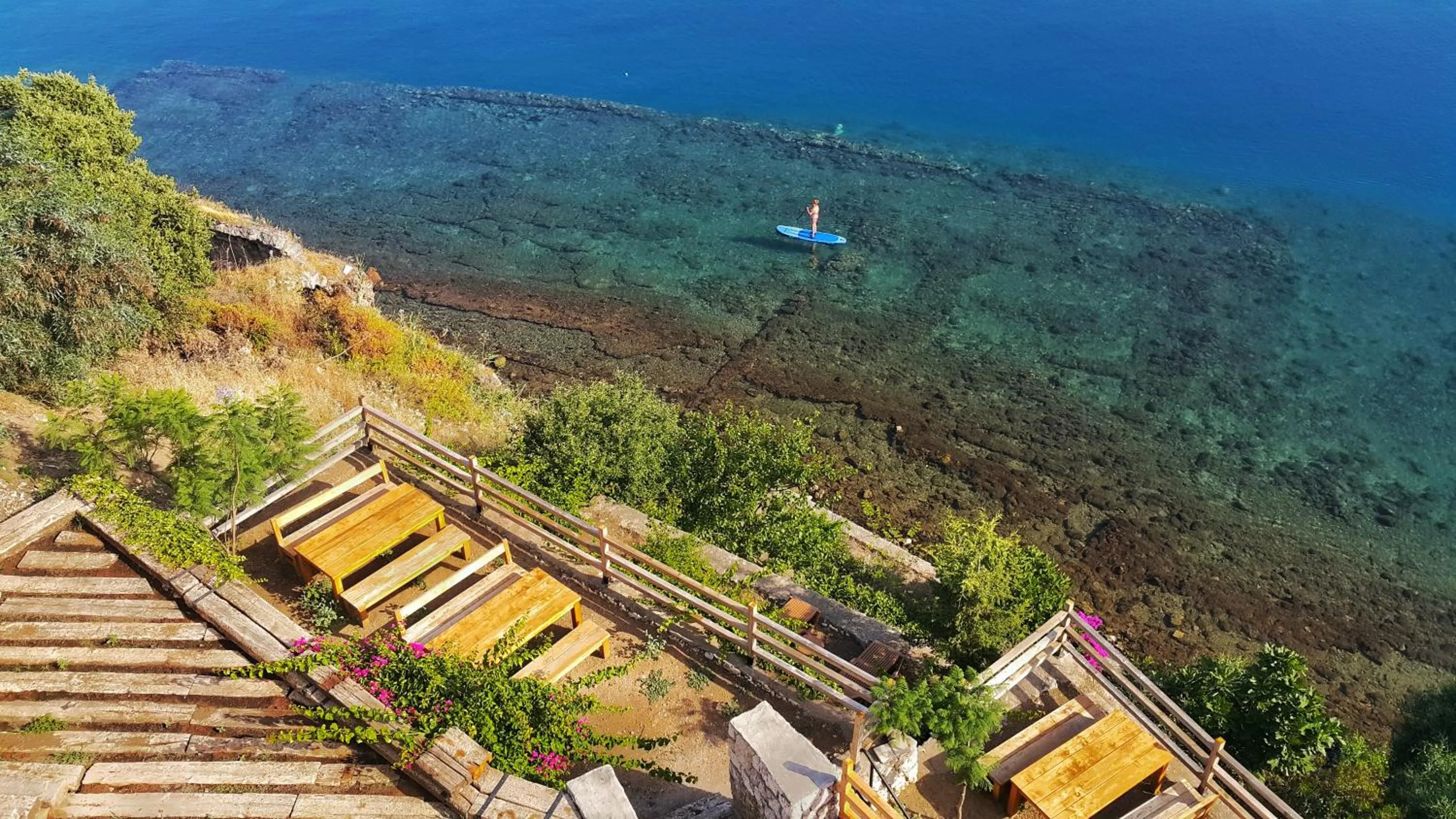 Natural landscape in Ece Hotel Sovalye Island