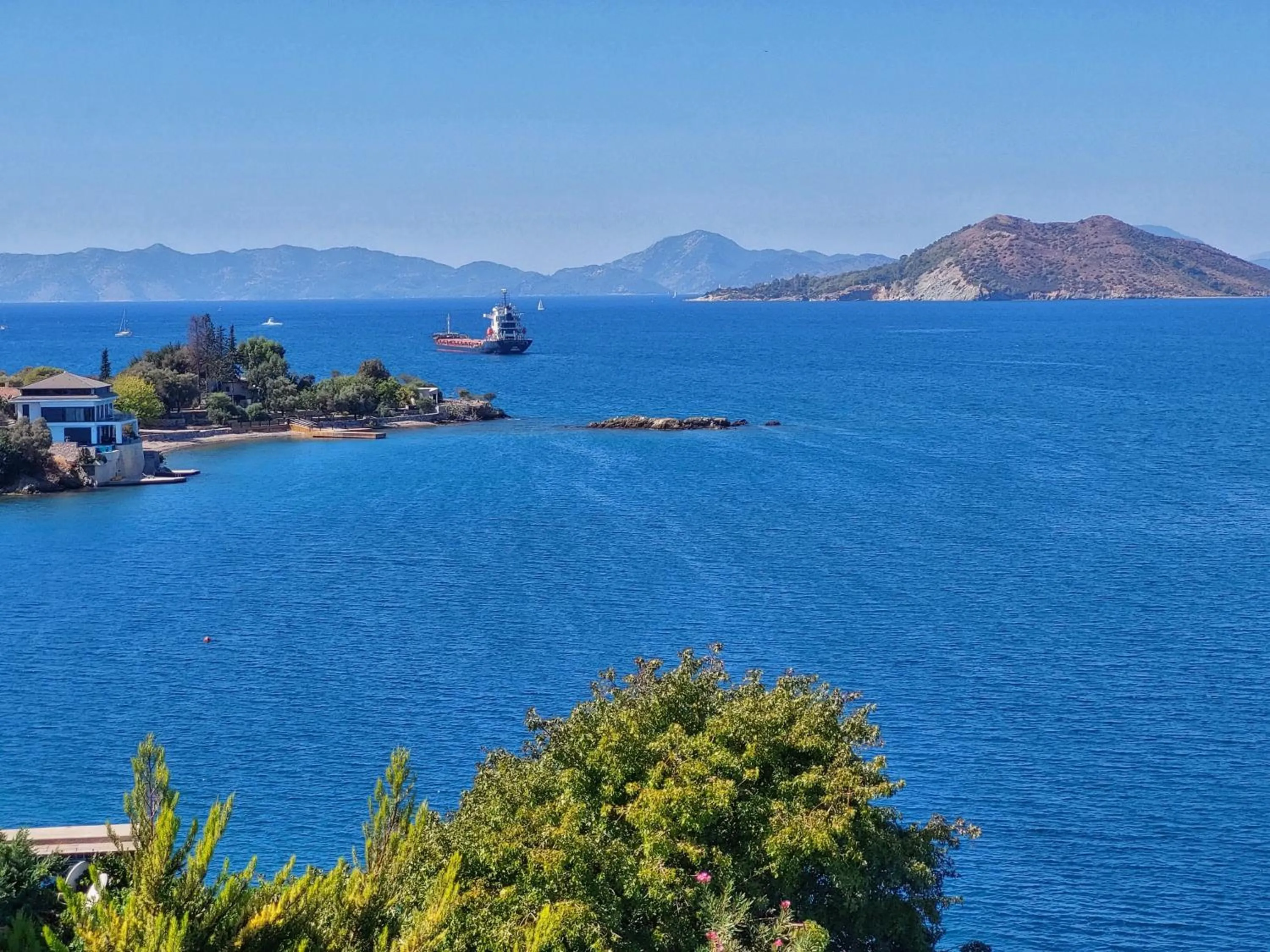 Sea view in Ece Hotel Sovalye Island