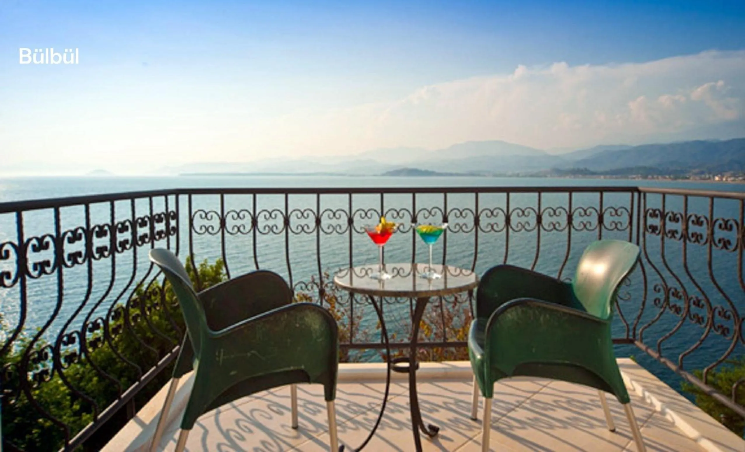 Balcony/Terrace in Ece Hotel Sovalye Island