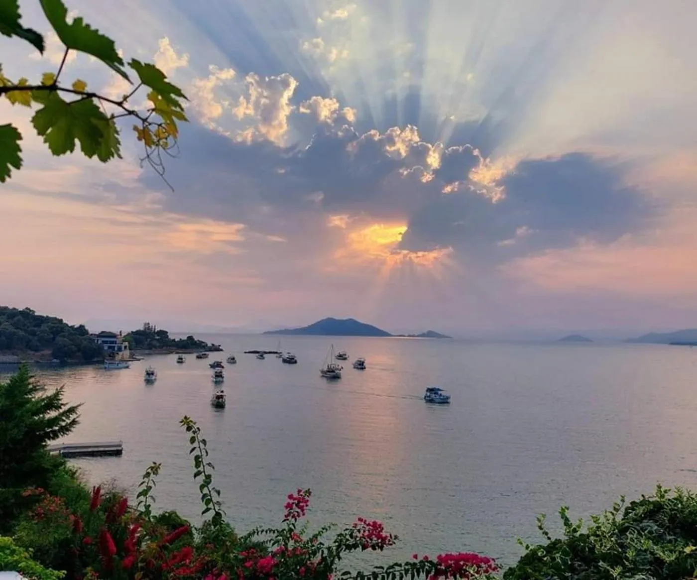 Sea view in Ece Hotel Sovalye Island