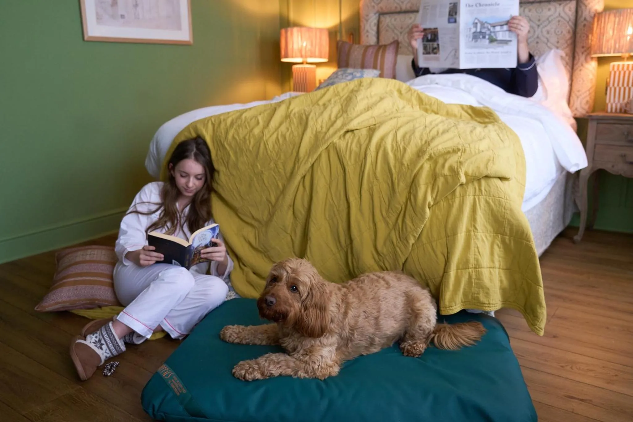 Bed in The White Horse - A Heartwood Inn