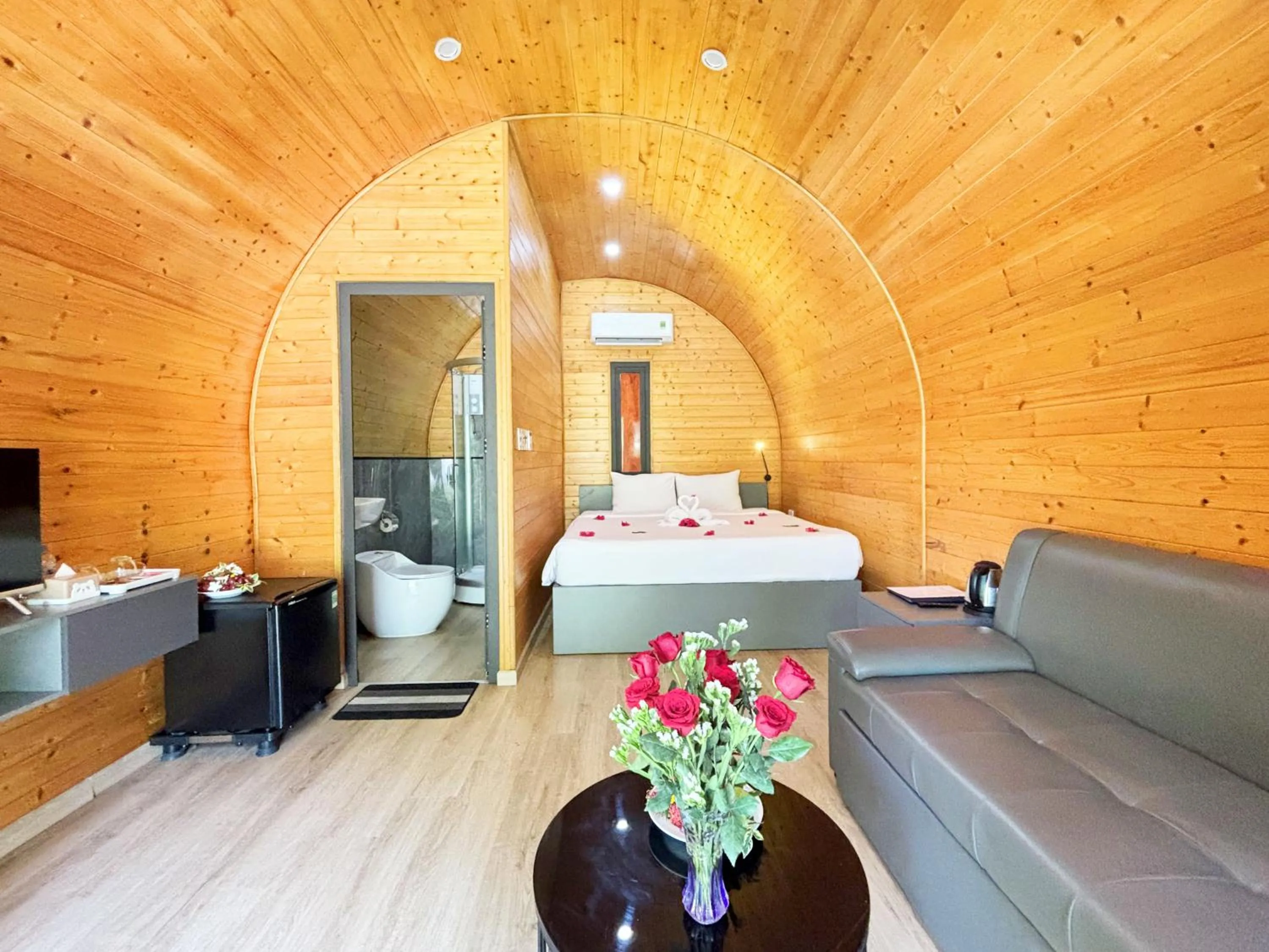 Bed in KIGI Beach Resort