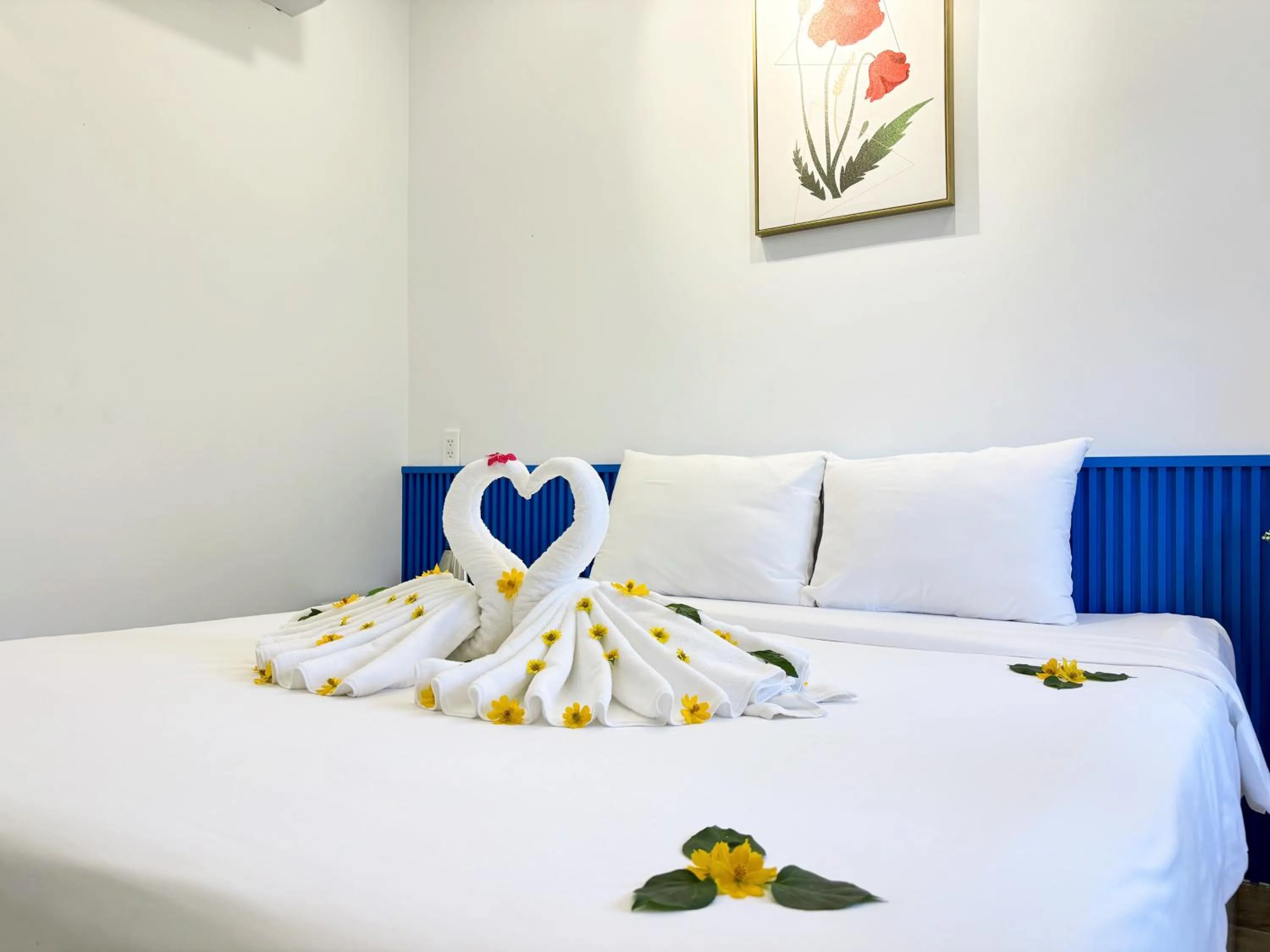 Bed in KIGI Beach Resort