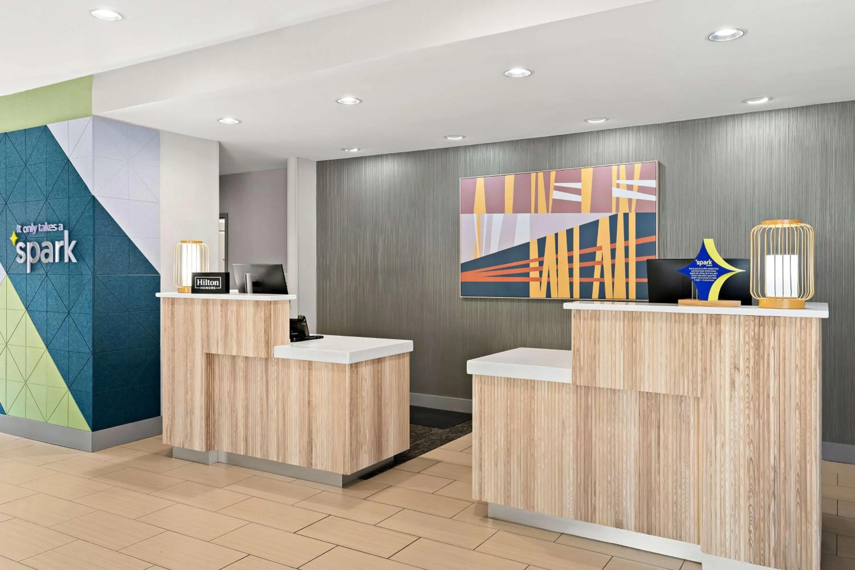 Lobby or reception in Spark by Hilton Little Rock West