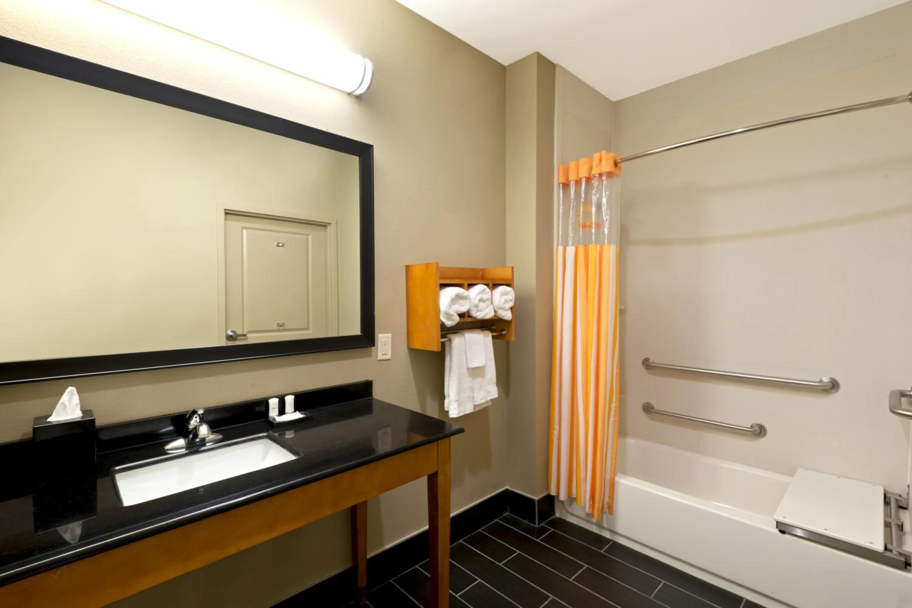 Bathroom in Spark by Hilton Little Rock West