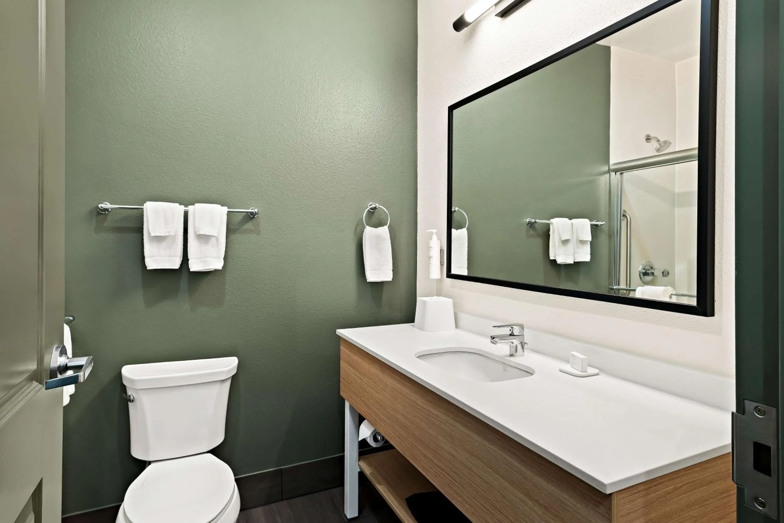 Bathroom in Spark by Hilton Little Rock West