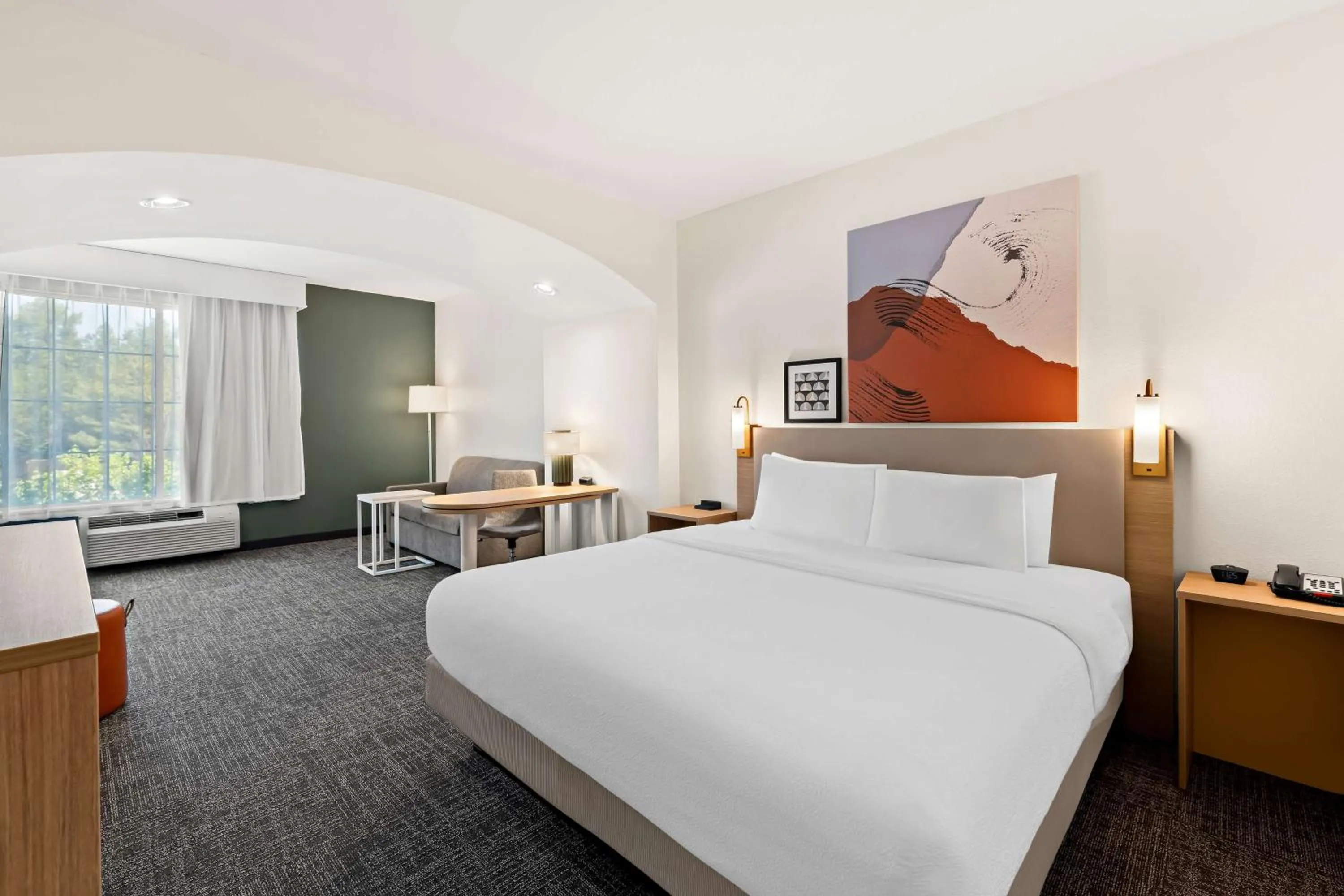 Living room, Bed in Spark by Hilton Little Rock West