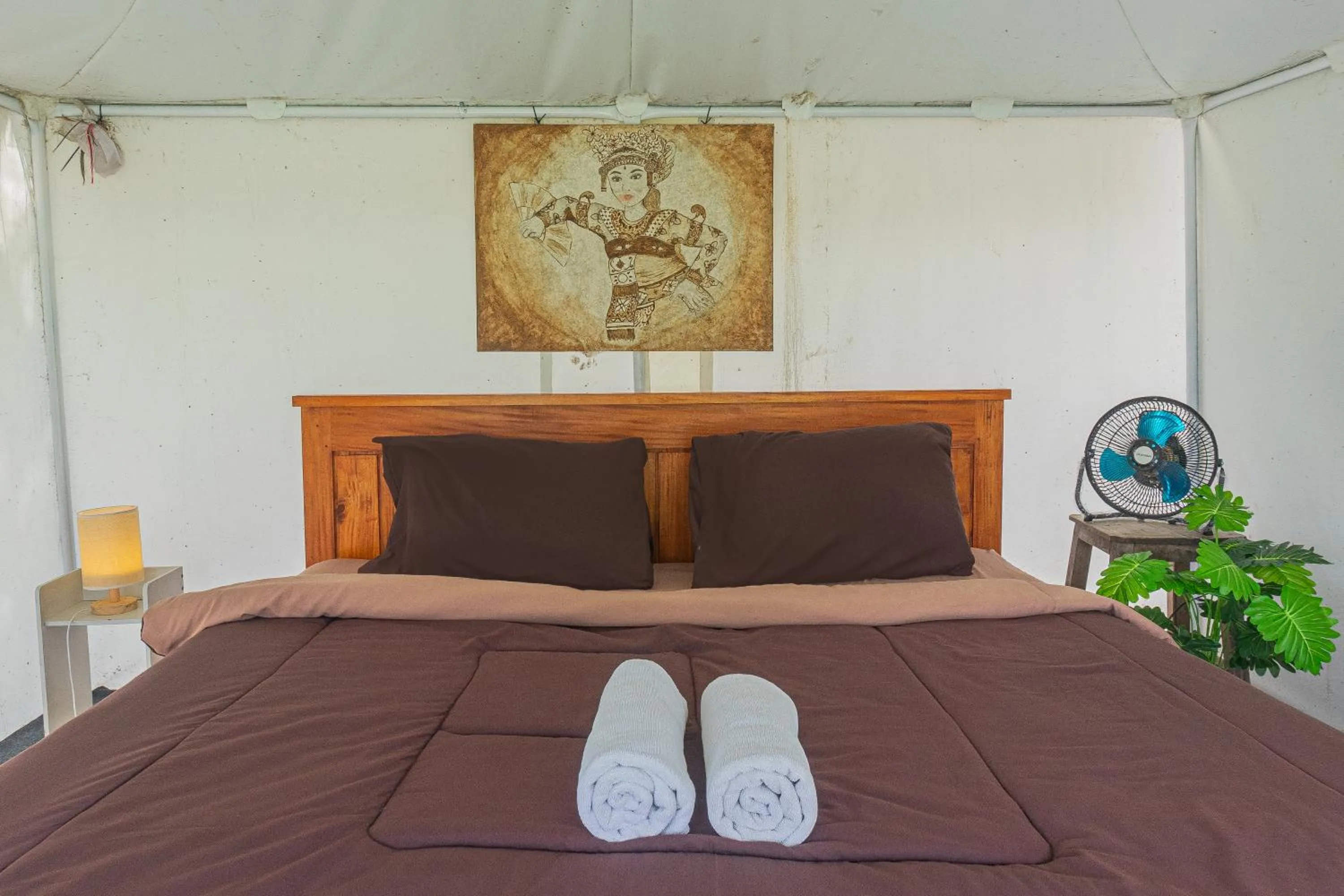 Bed in Polestay Glamping Kintamani