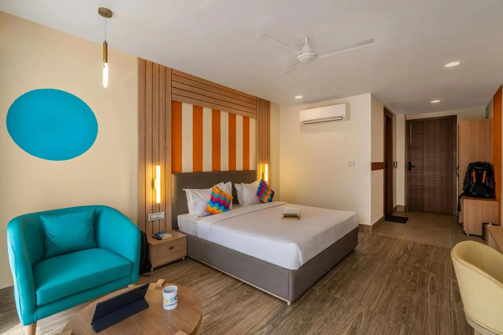 Bedroom, Bed in goSTOPS PLUS Rishikesh Tapovan