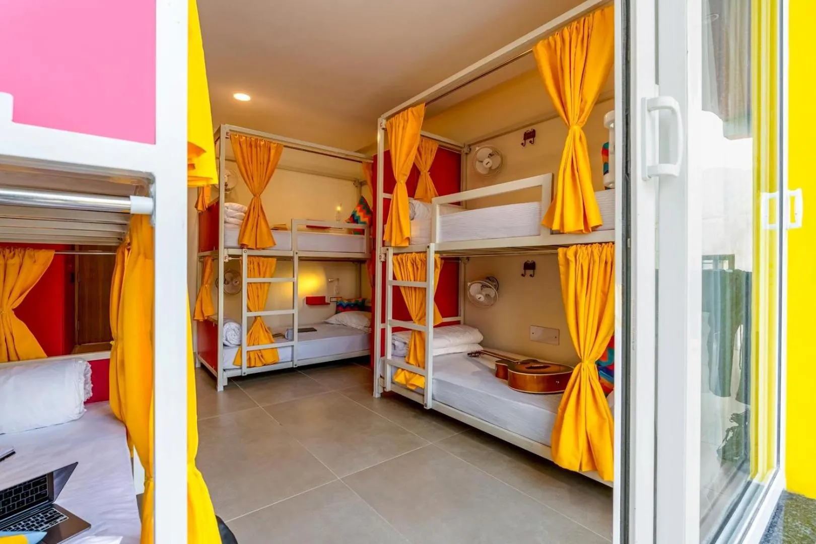 Bed in goSTOPS PLUS Rishikesh Tapovan