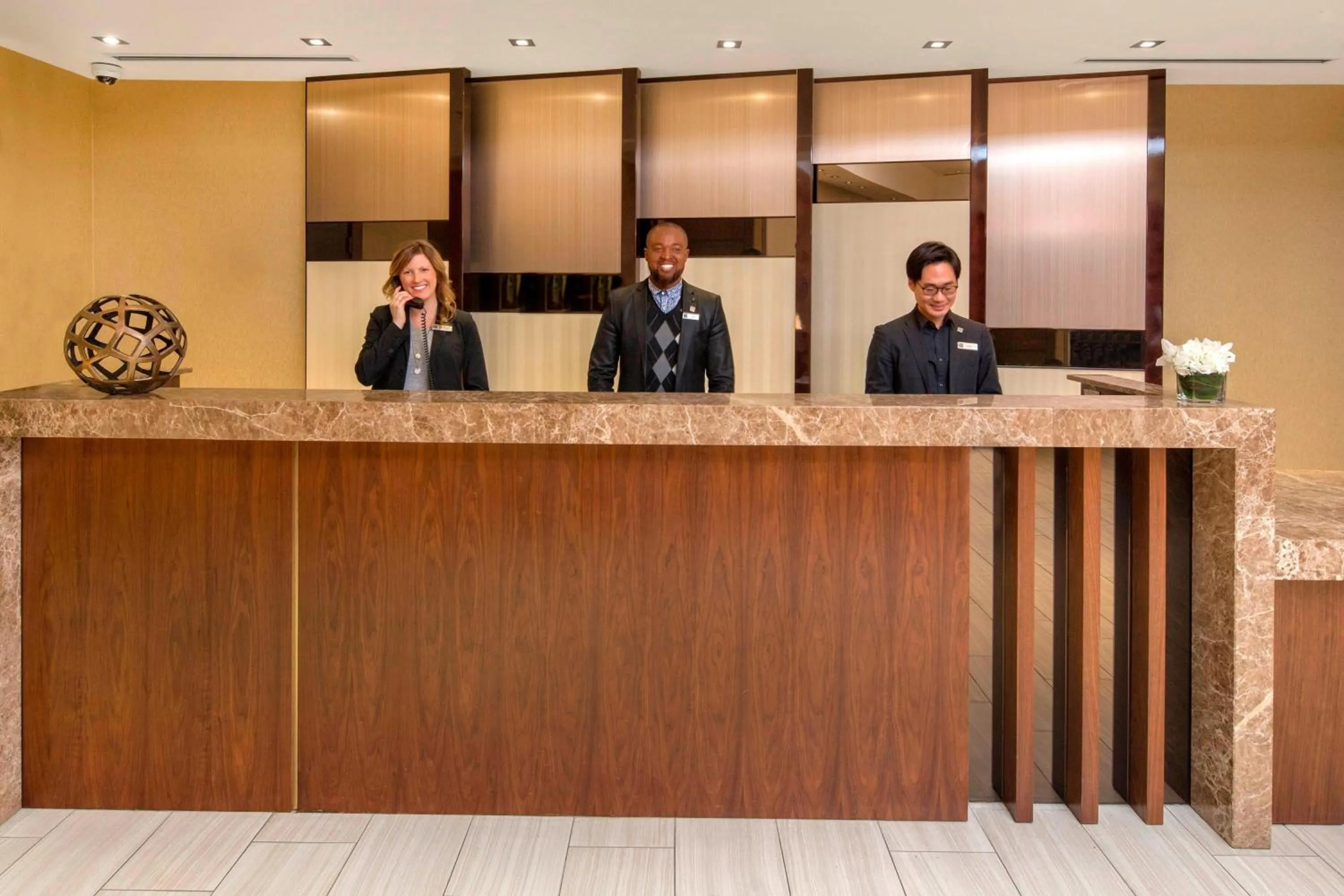 Lobby or reception in AC Hotel Chicago Downtown