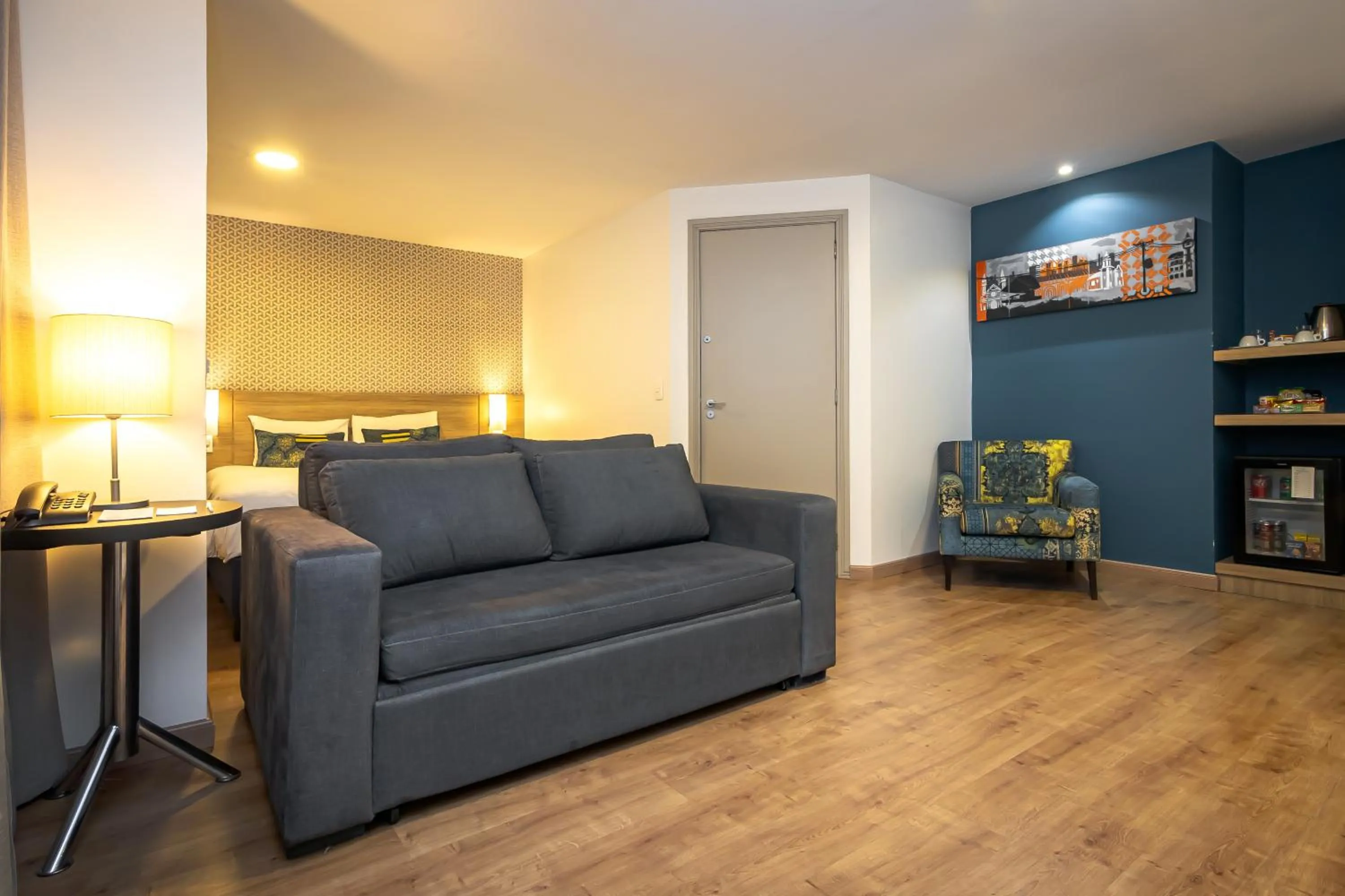 Seating area in Mercure Curitiba 7 de Setembro