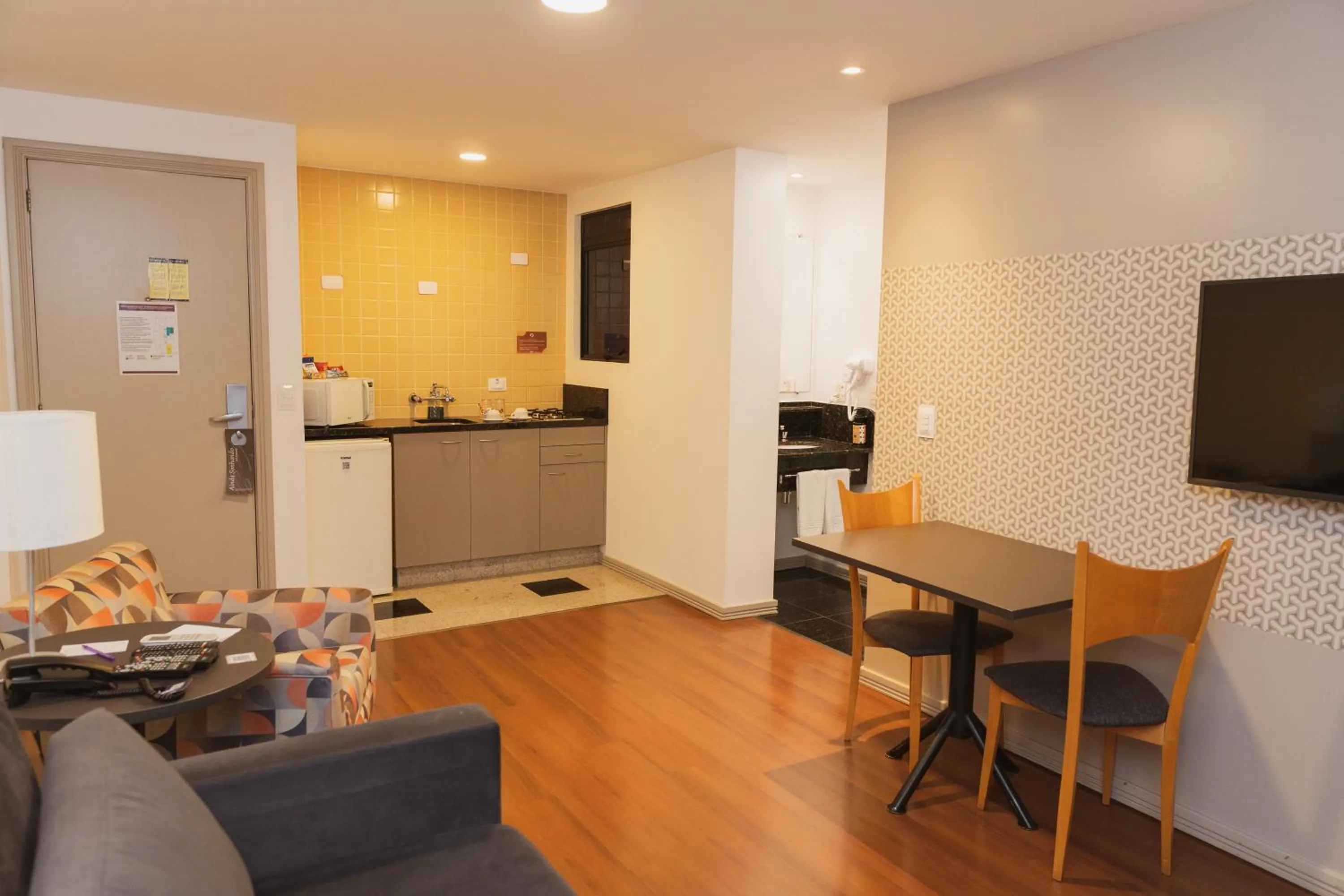 Seating area in Intercity Curitiba 7 de Setembro