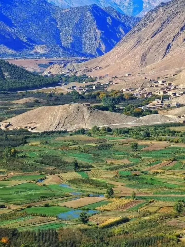 Bird's eye view in Gite Tawada
