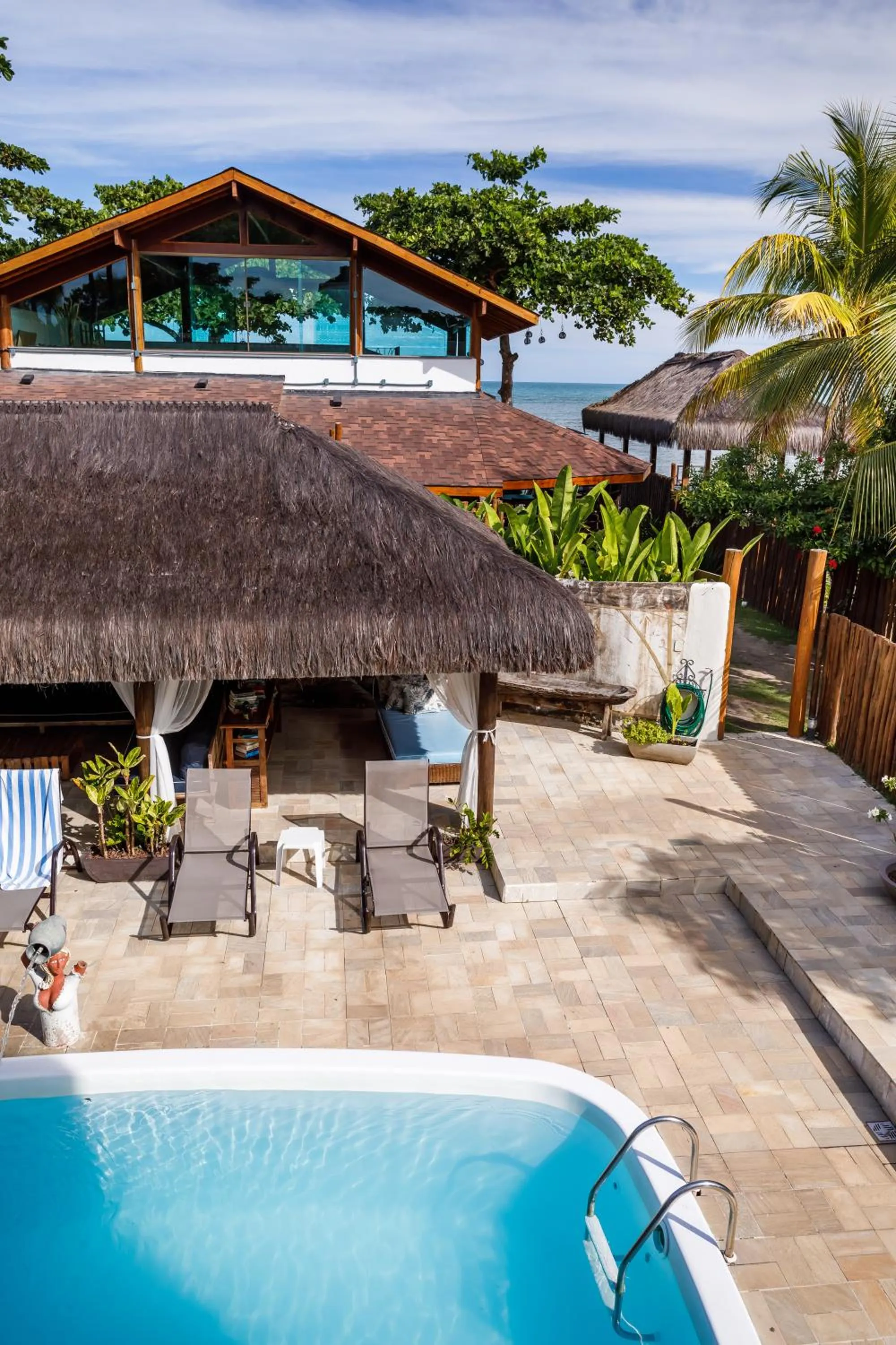 Swimming pool in Pousada Rigatoni