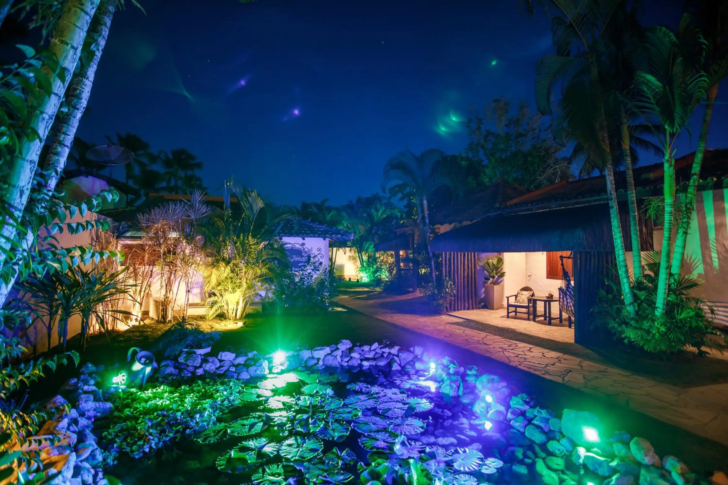 Garden in Pousada Rigatoni