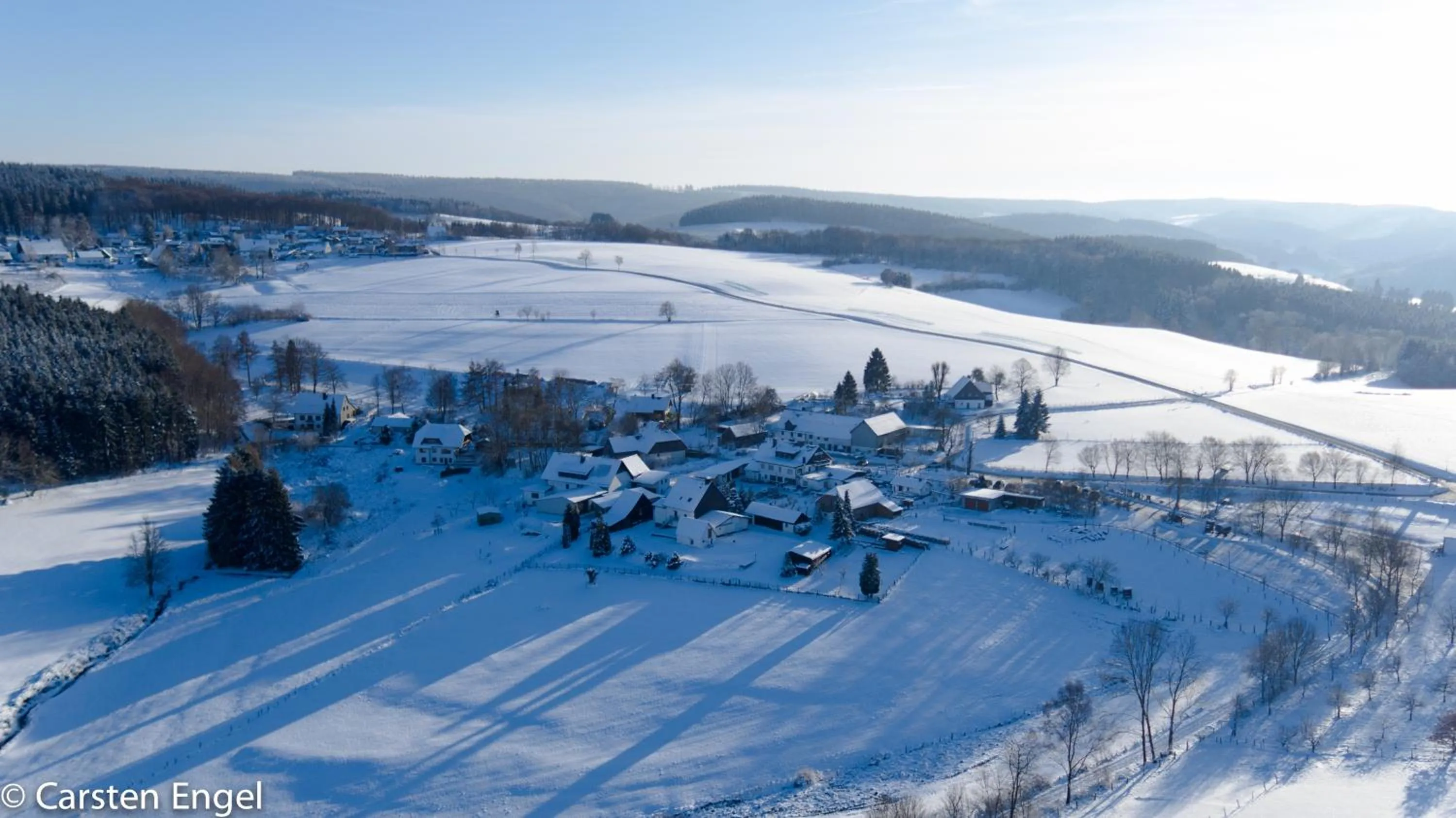 Winter in Übernachten im Café Restaurant Vedder