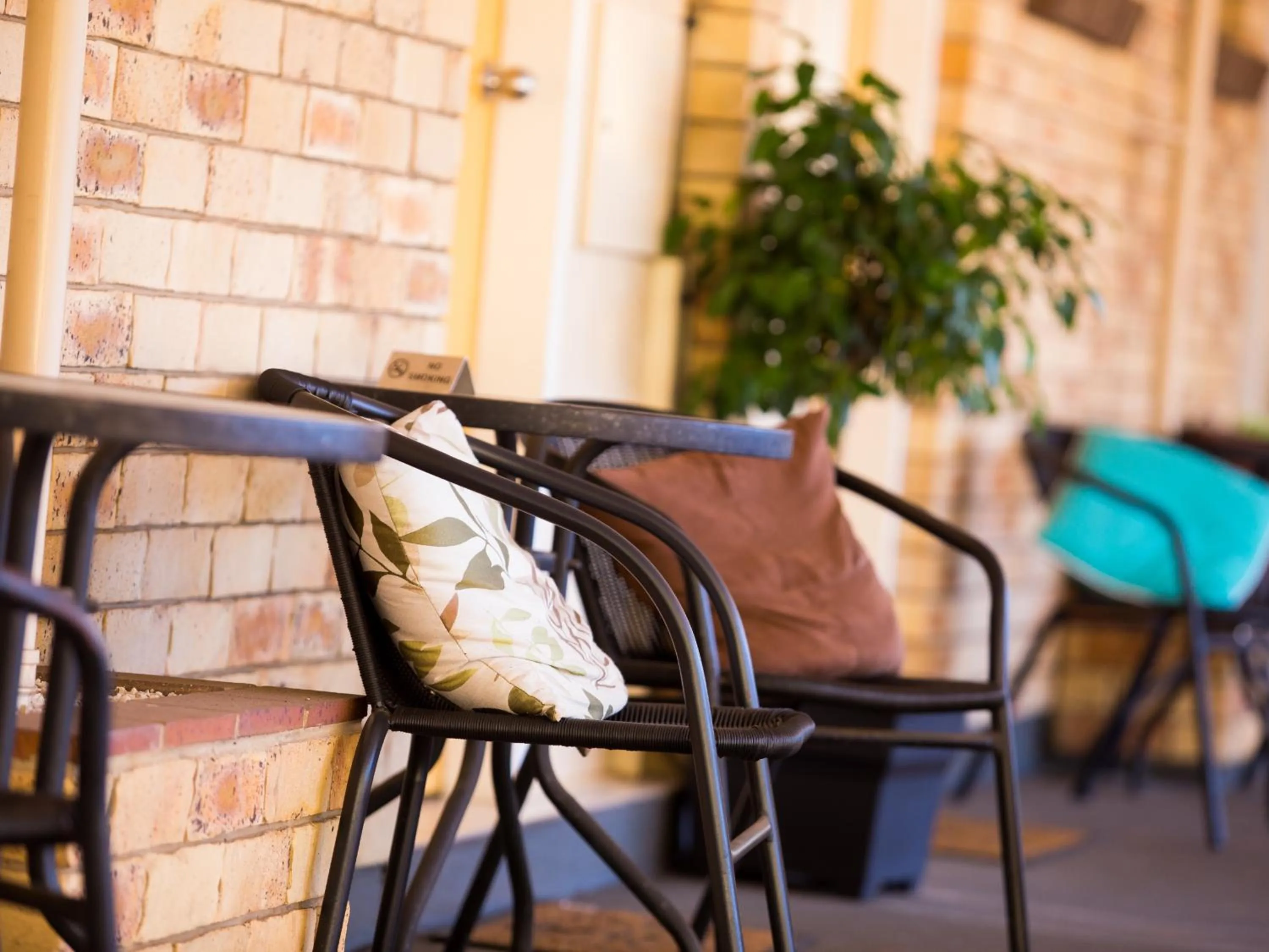 Patio in Motel Glenworth