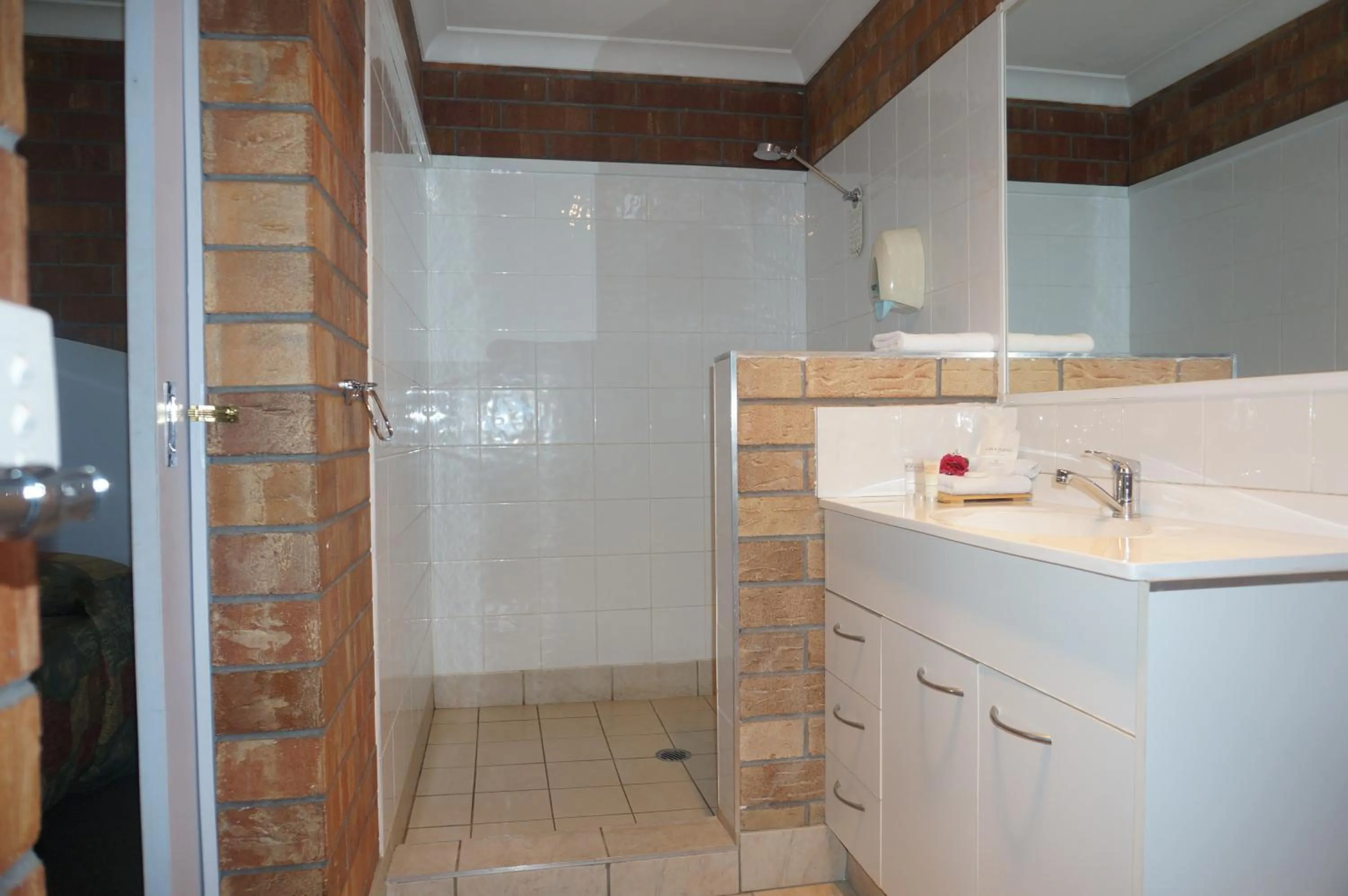 Bathroom in Miles Outback Motel