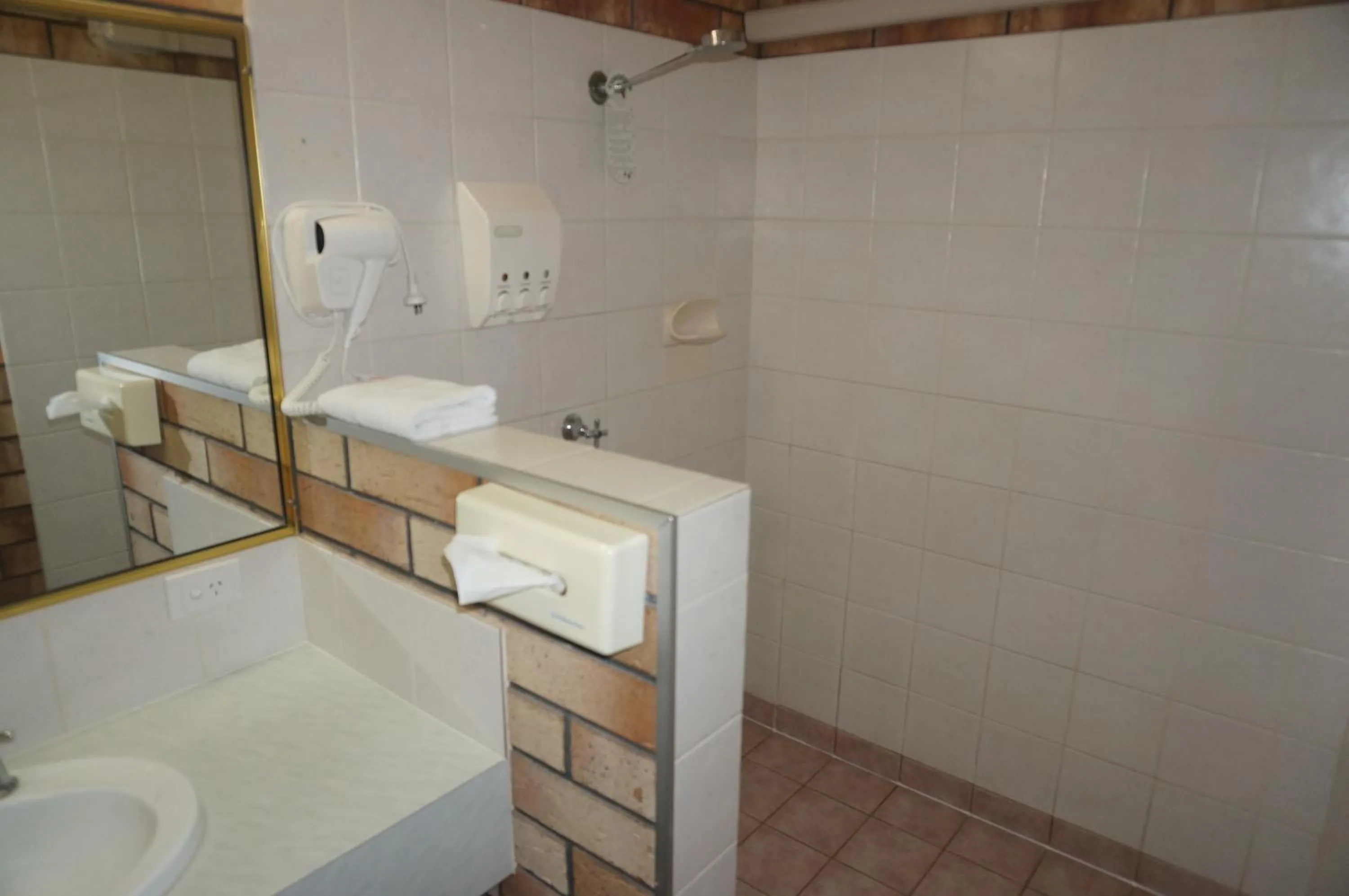 Bathroom in Miles Outback Motel