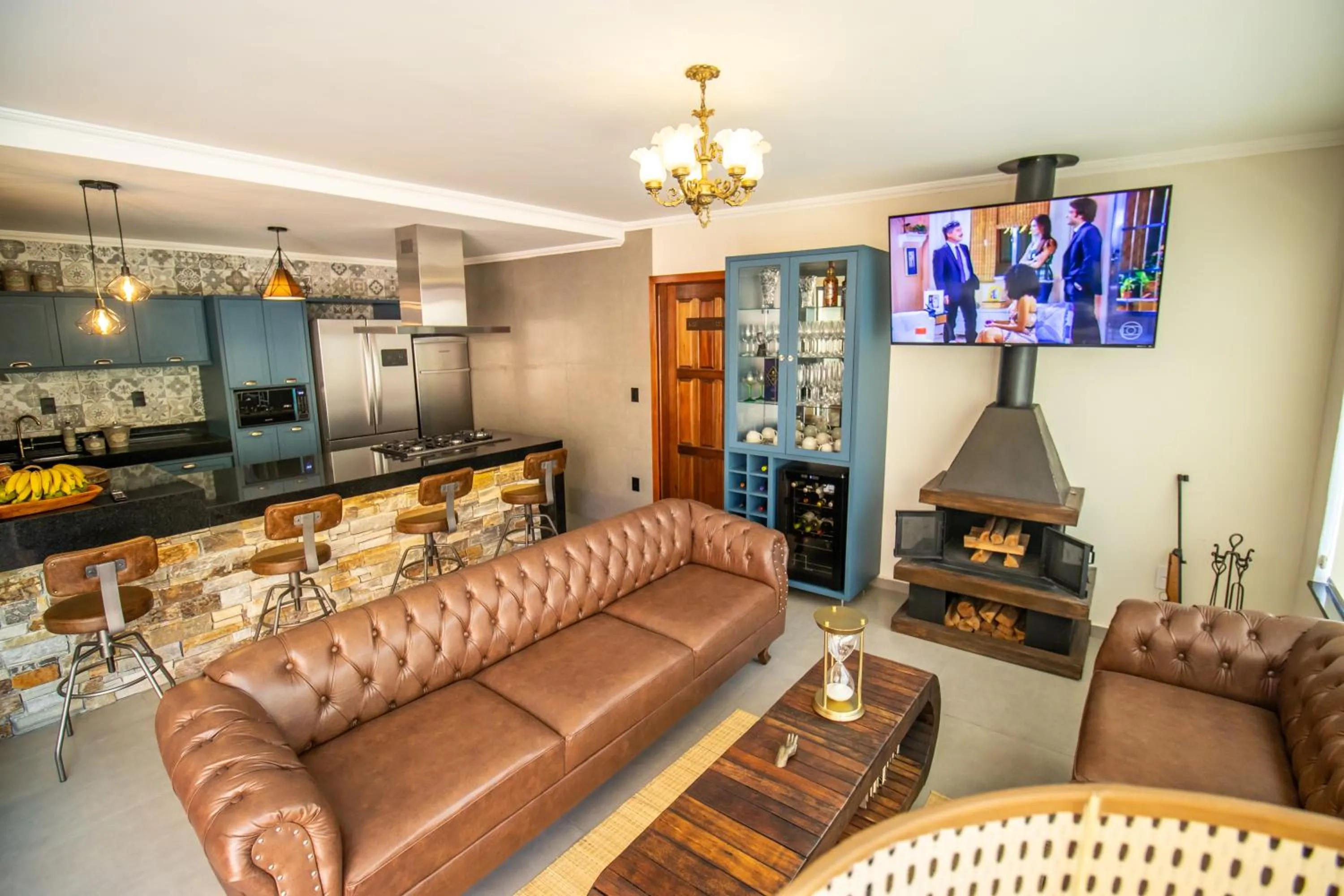 Living room in Unalome Pousada