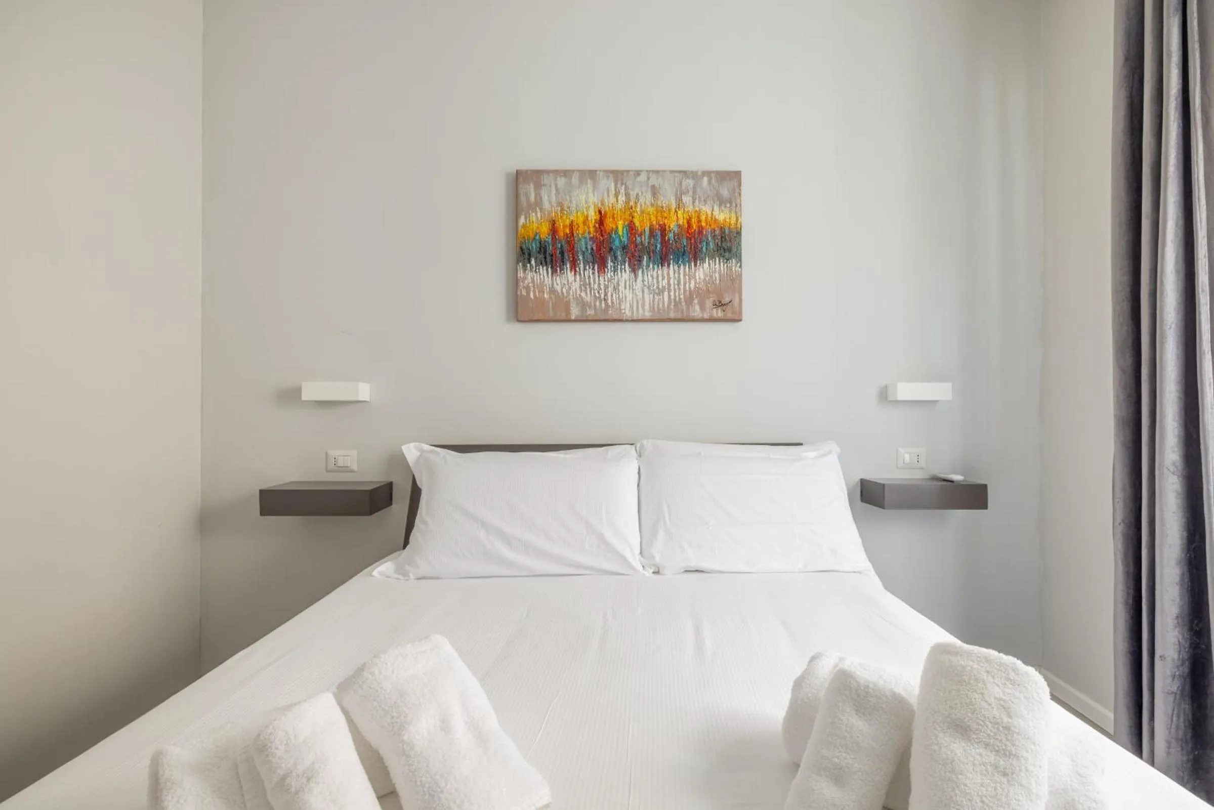 Bed in Belli Suites Vatican Rome Guest House