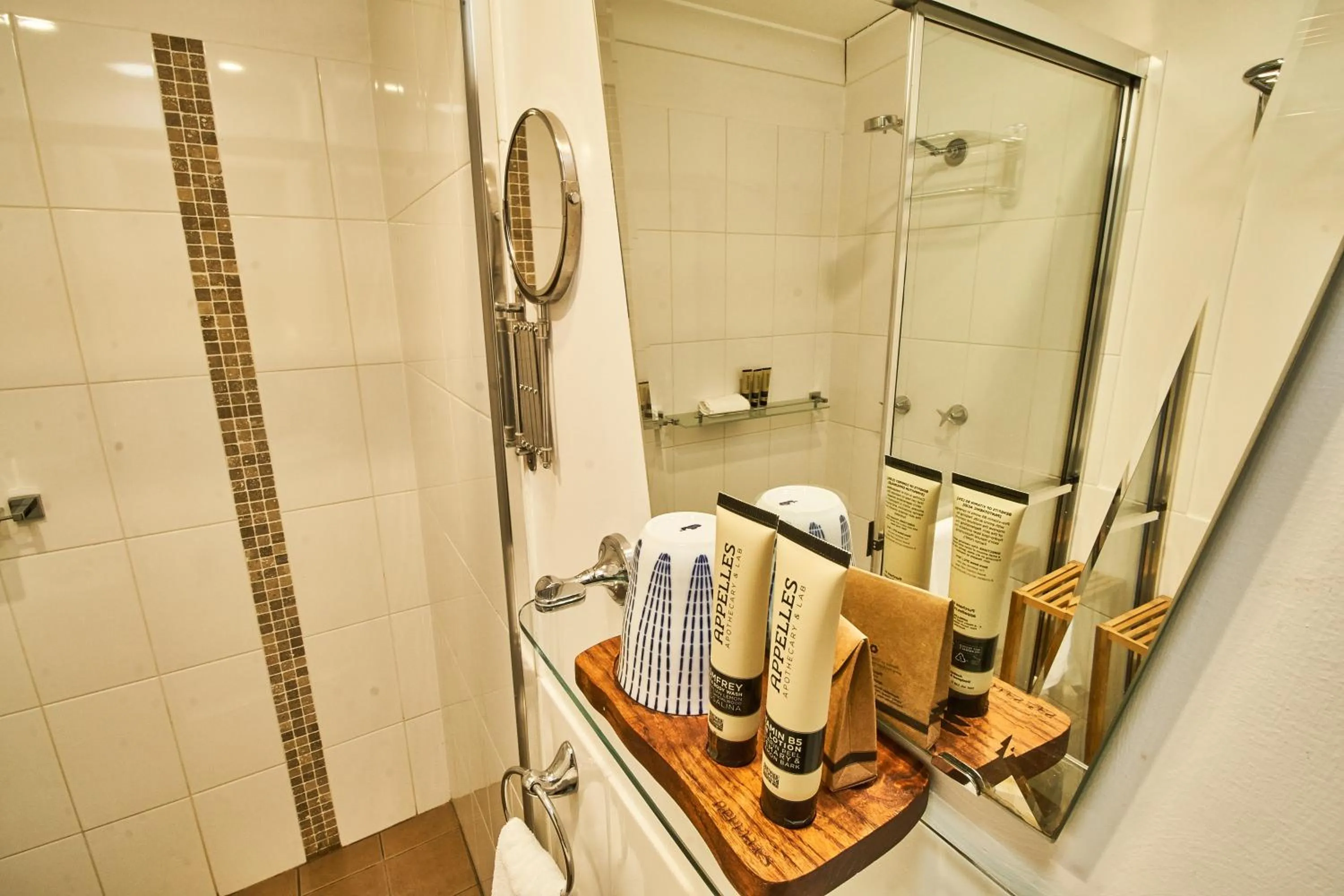 Shower in The Bronte Boutique Hotel